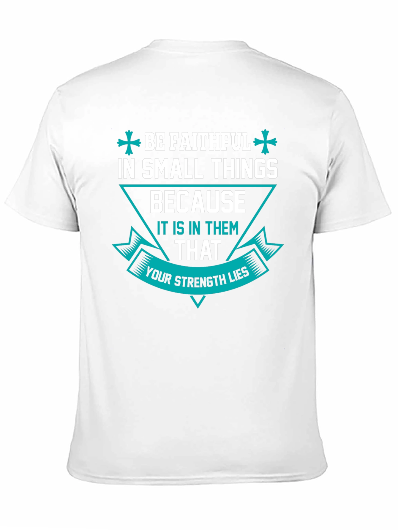 Be Faithful Graphic T-Shirt - Mens Black Tee