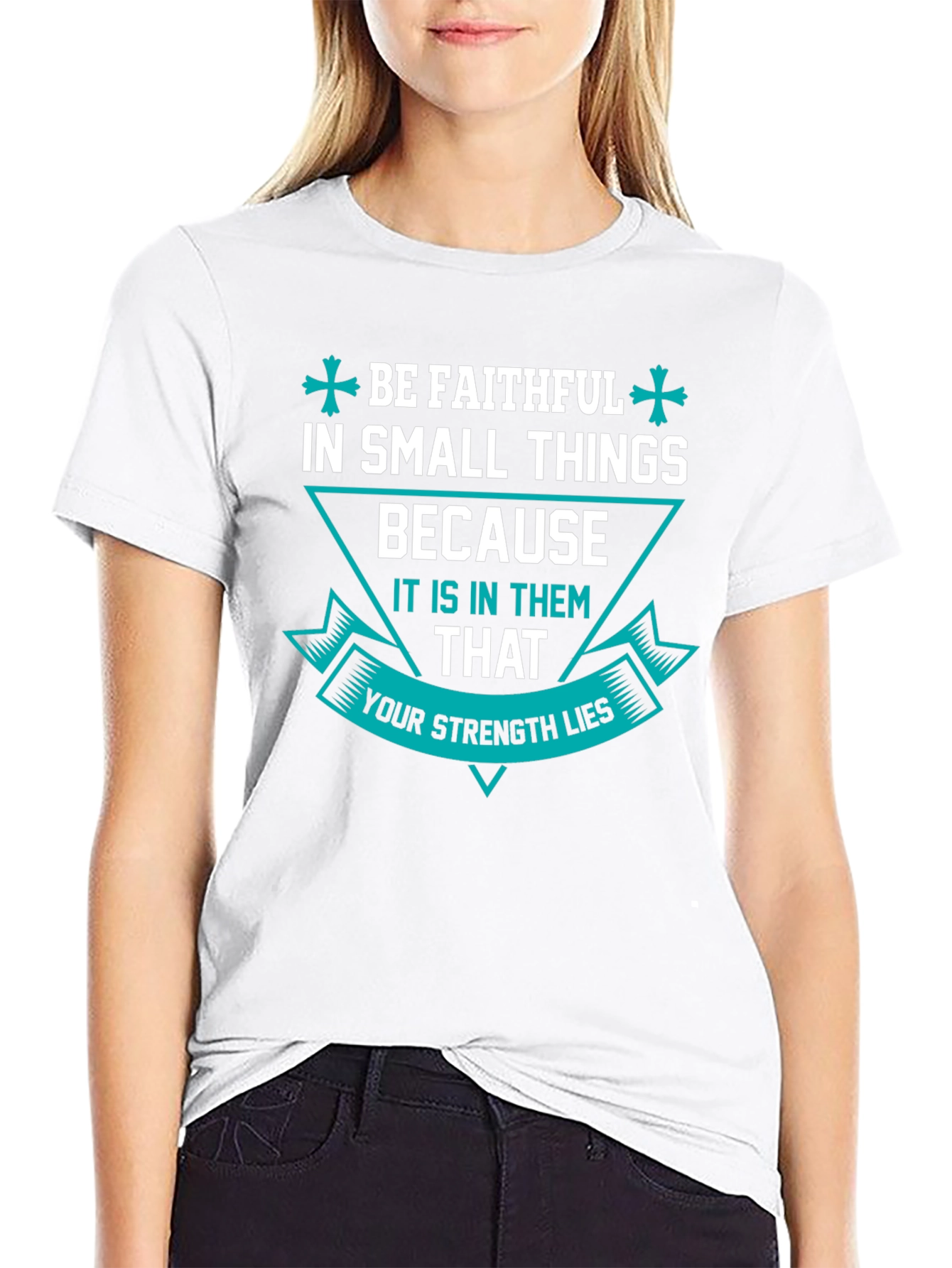 Be Faithful Graphic T-Shirt - Mens Black Tee