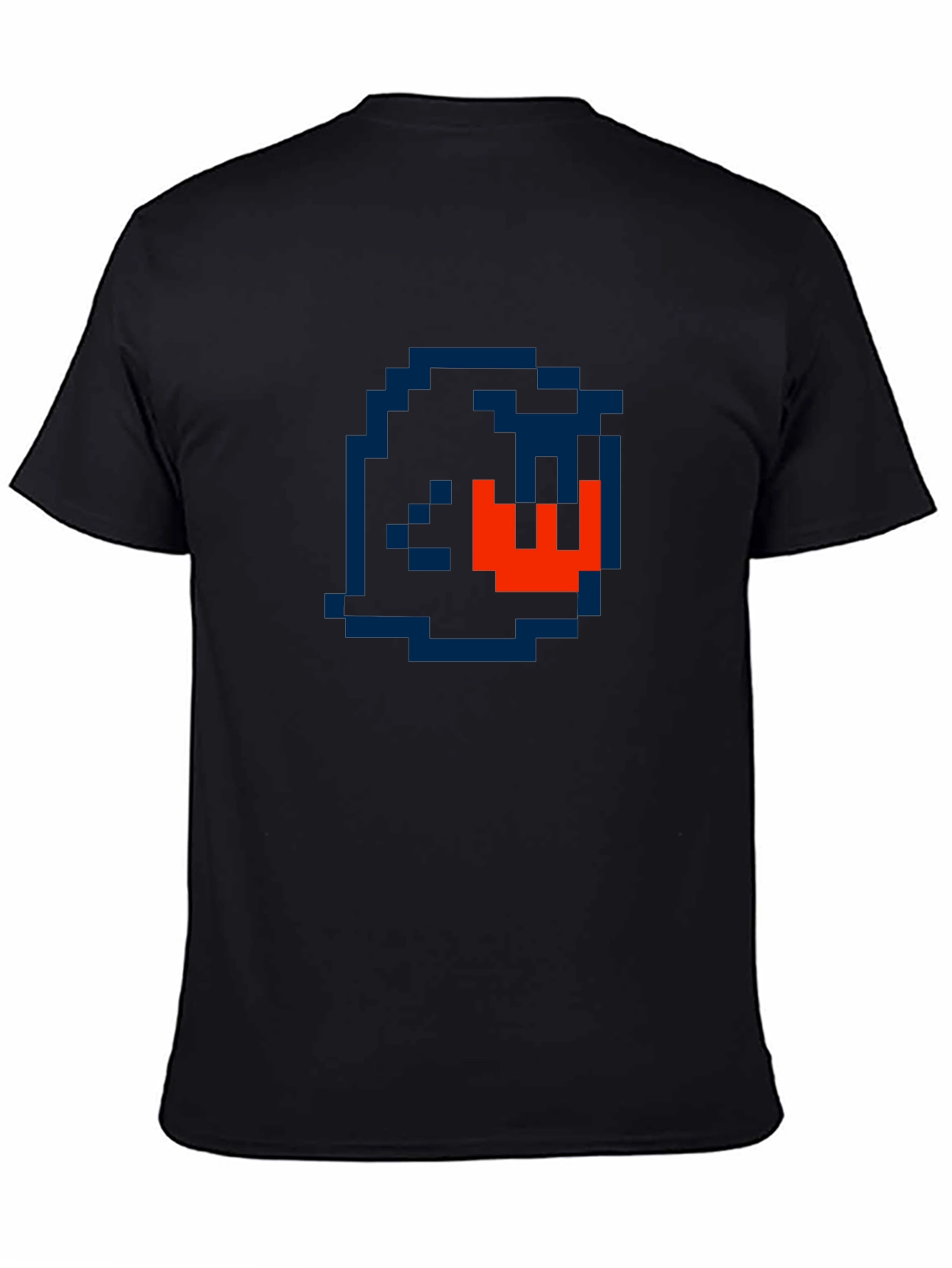 Pixelated Ghost Graphic Tee - Retro Gaming Style