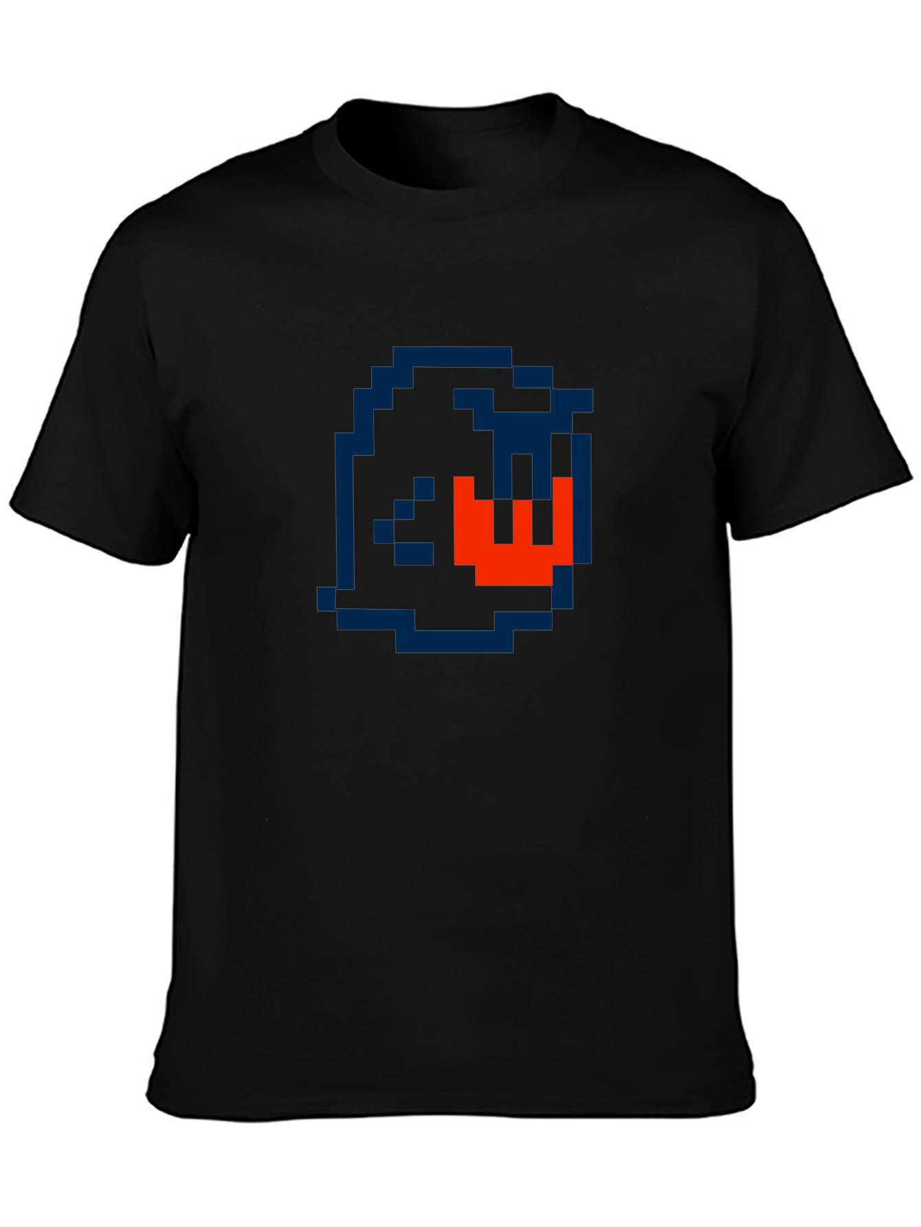 Pixelated Ghost Graphic Tee - Retro Gaming Style