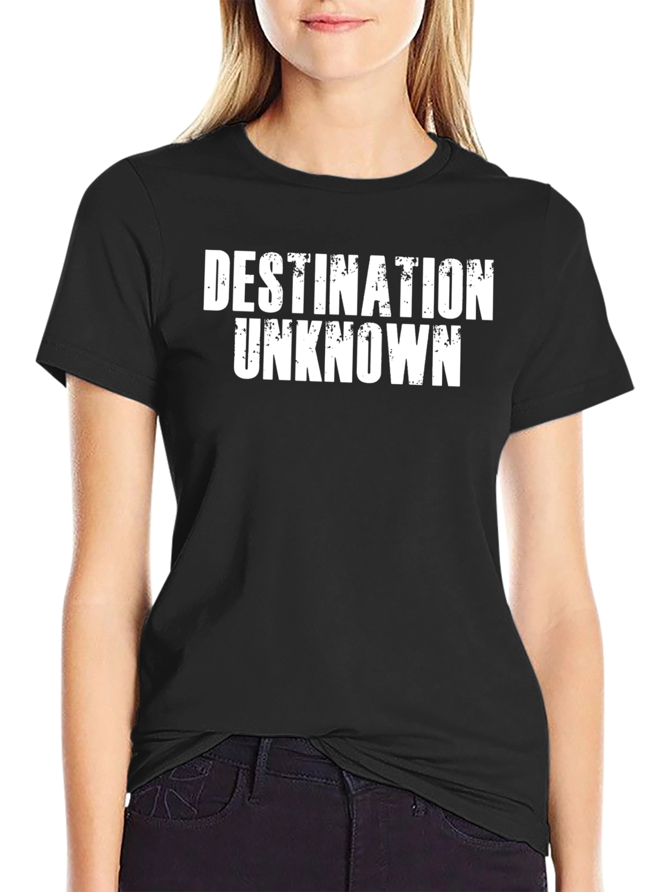 Destination Unknown Graphic T-Shirt - Black