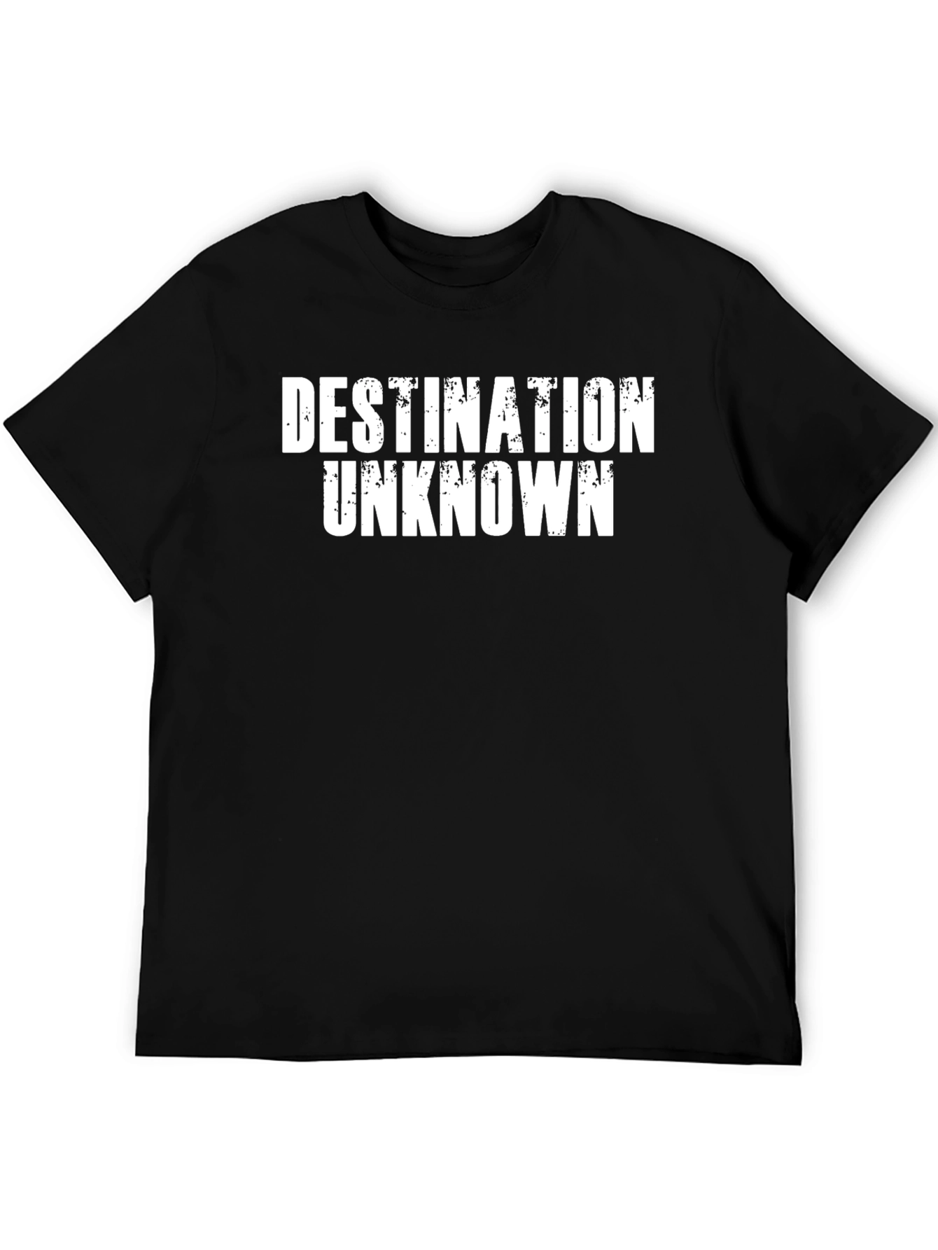 Destination Unknown Graphic T-Shirt - Black
