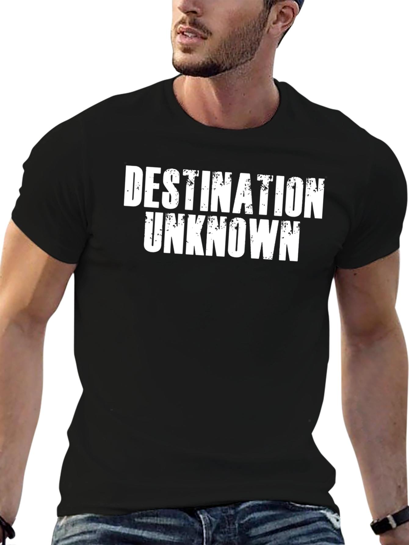 Destination Unknown Graphic T-Shirt - Black