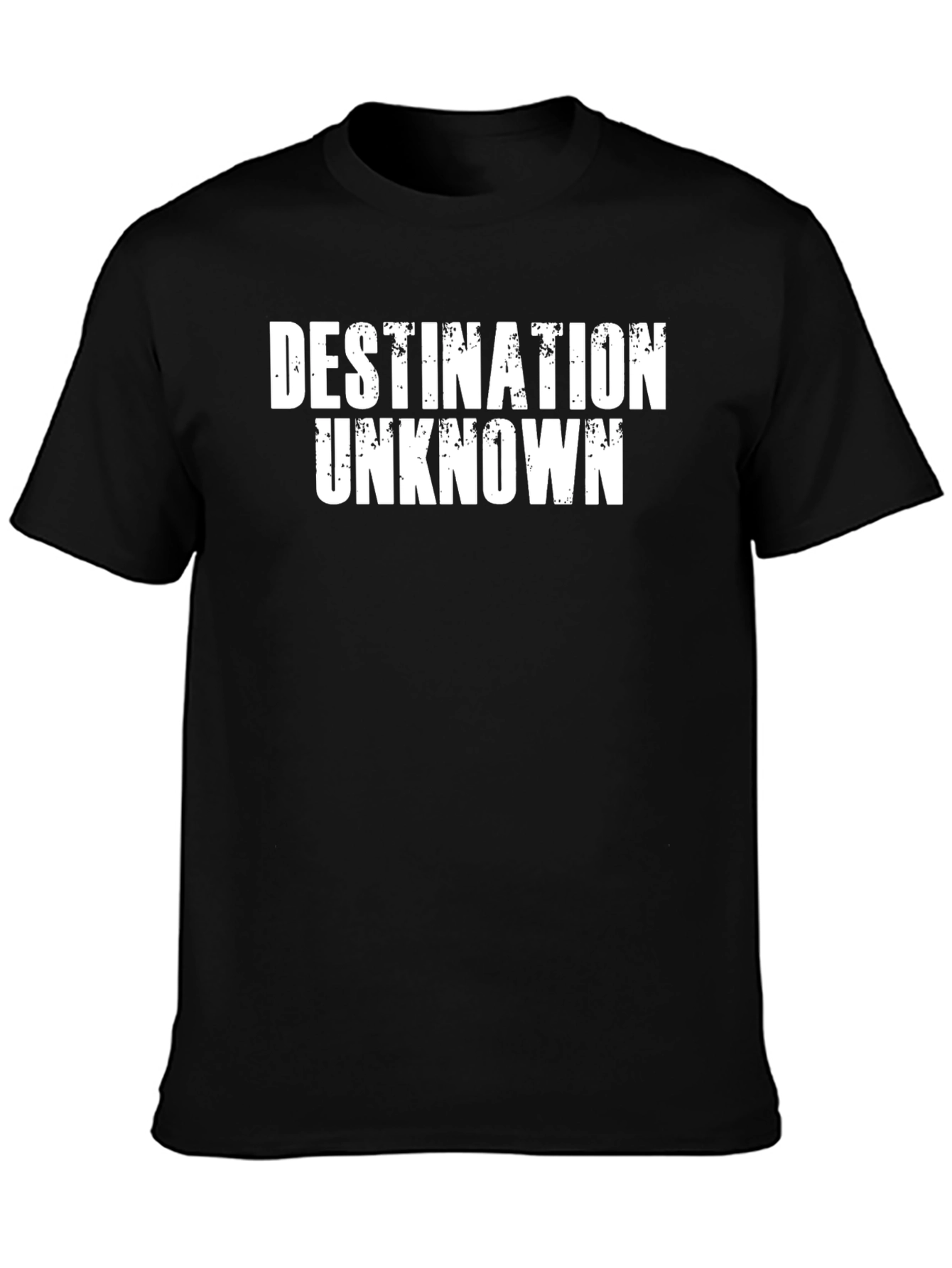Destination Unknown Graphic T-Shirt - Black
