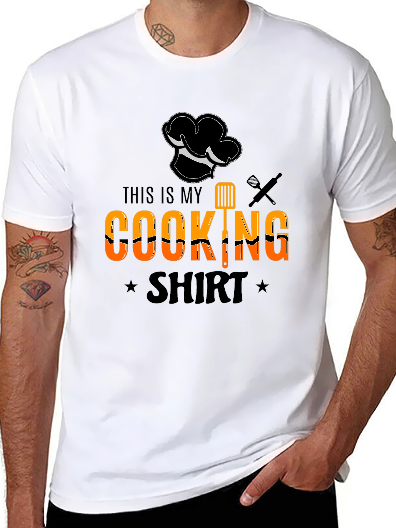 This is My Cooking Shirt - Chef Hat Design
