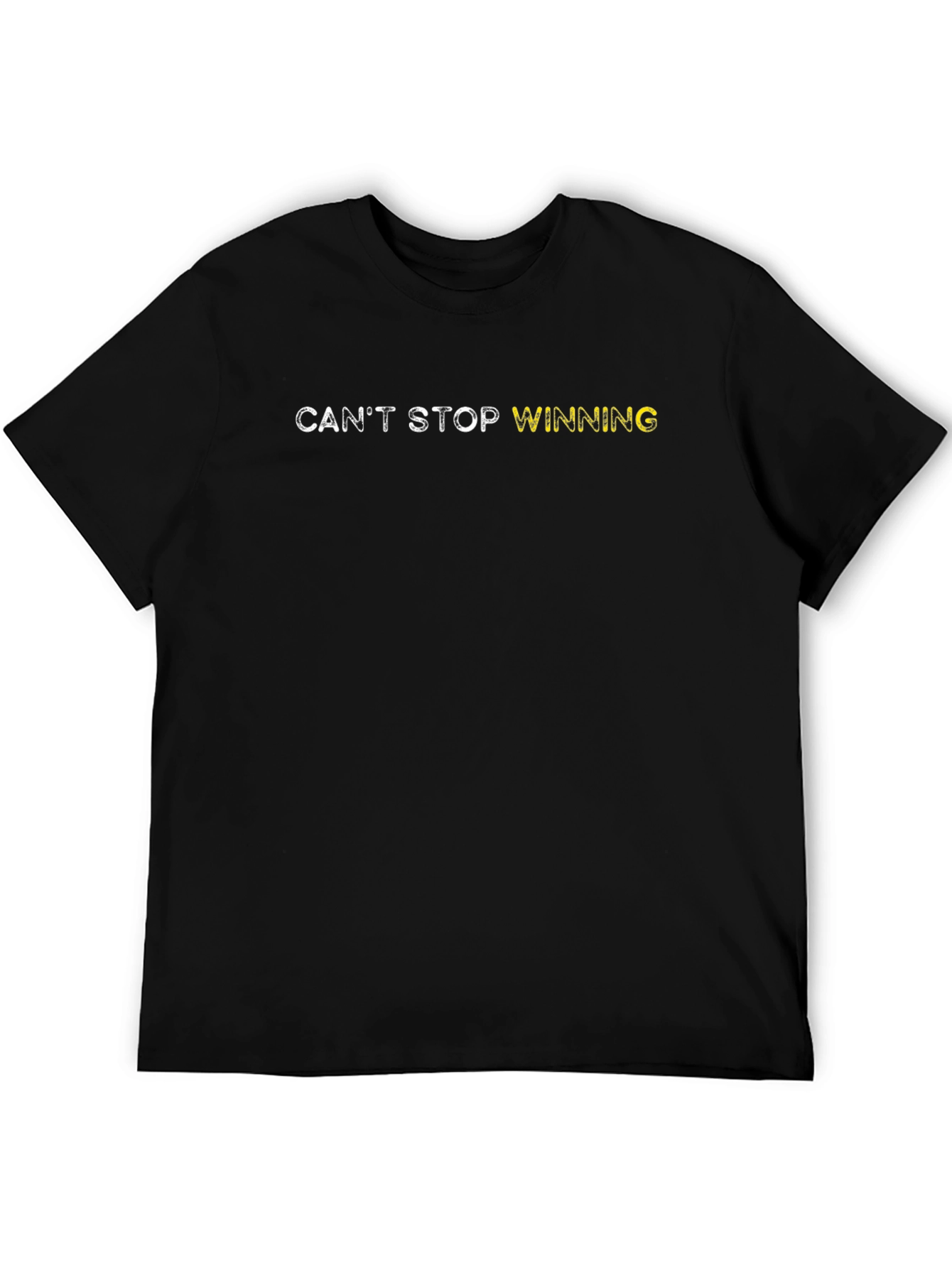Cant Stop Winning Black Graphic Tee