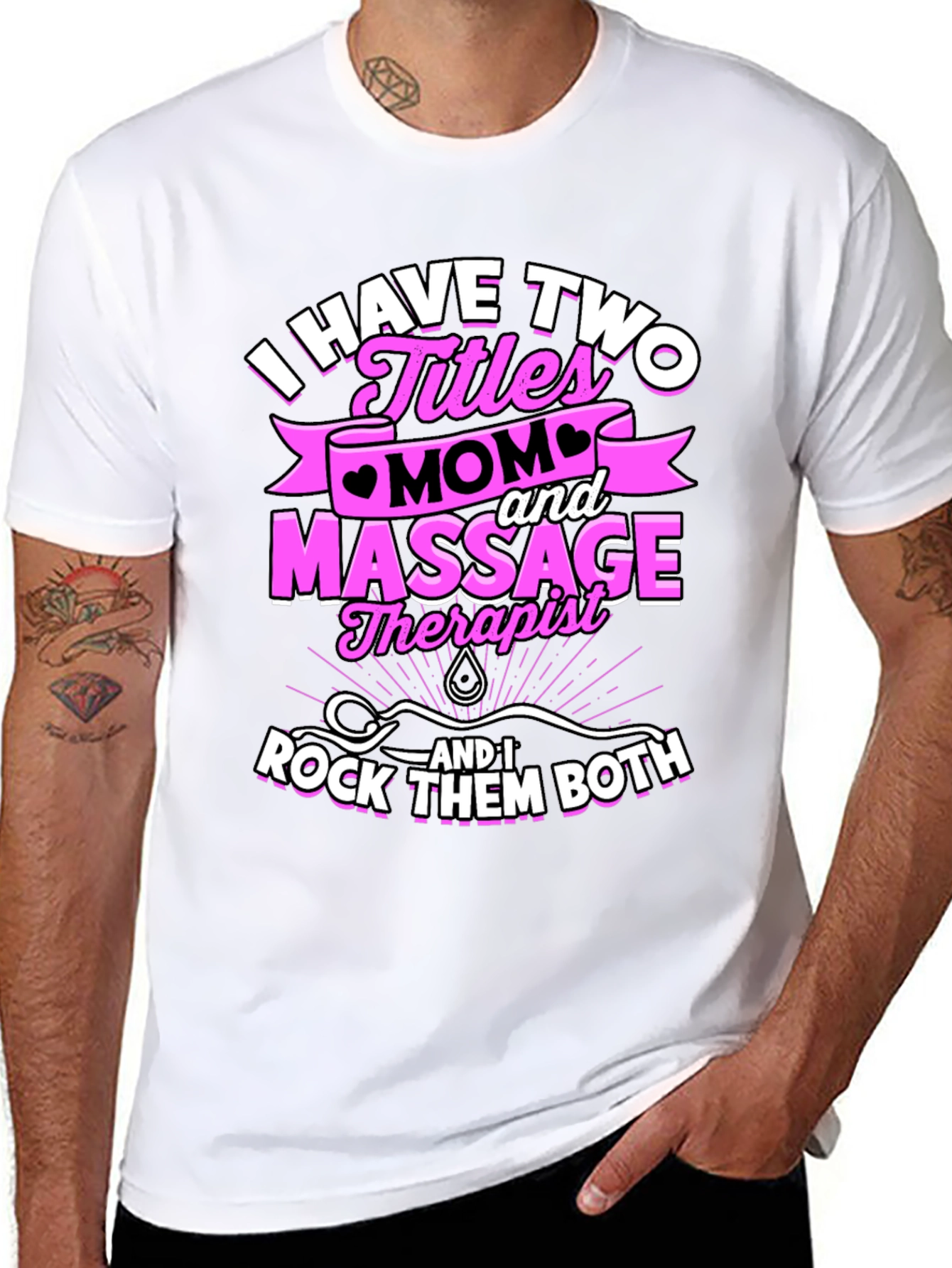 Mom and Massage Therapist T-Shirt