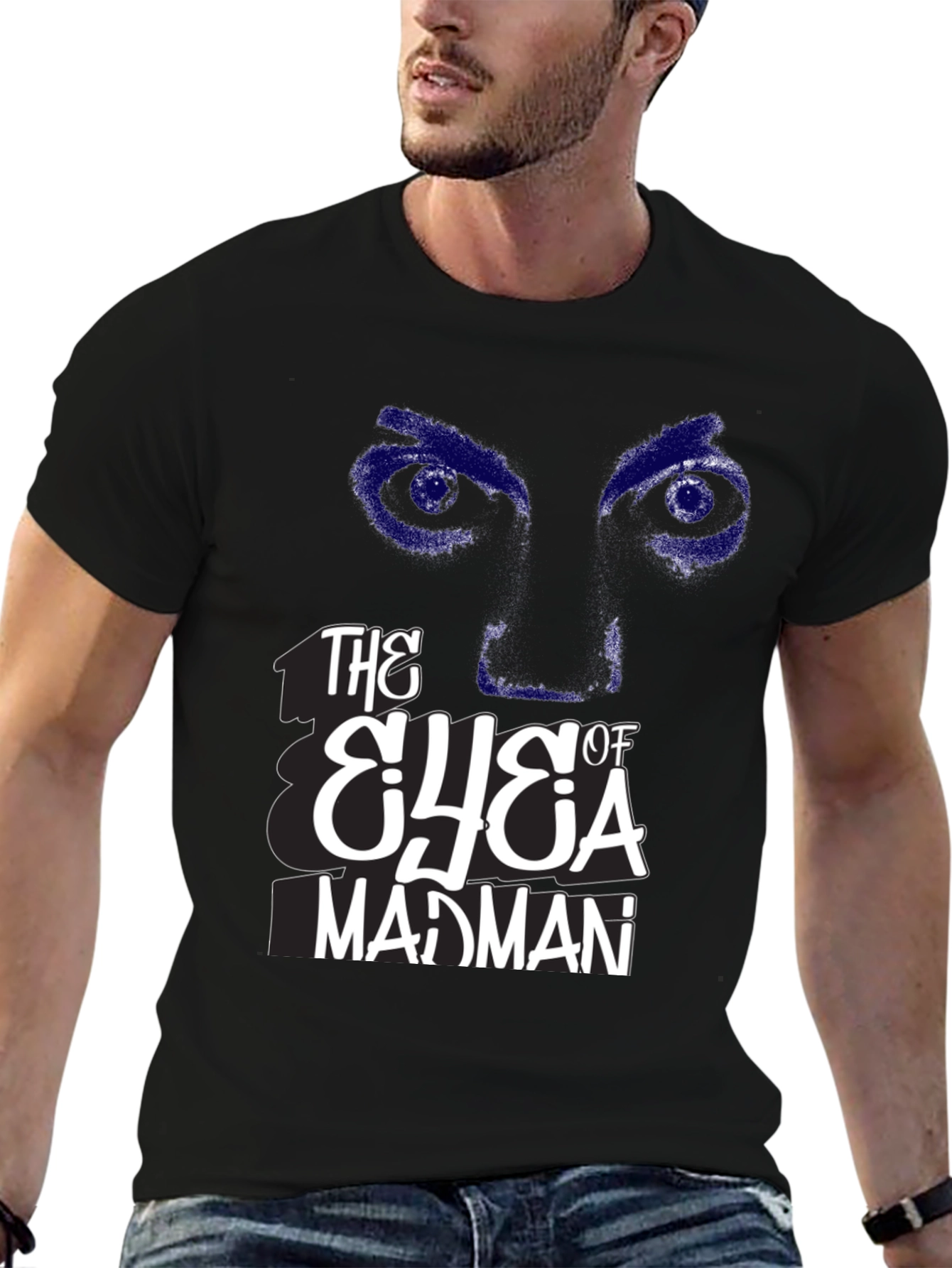 The Eyes of Cyca Madman Black T-Shirt