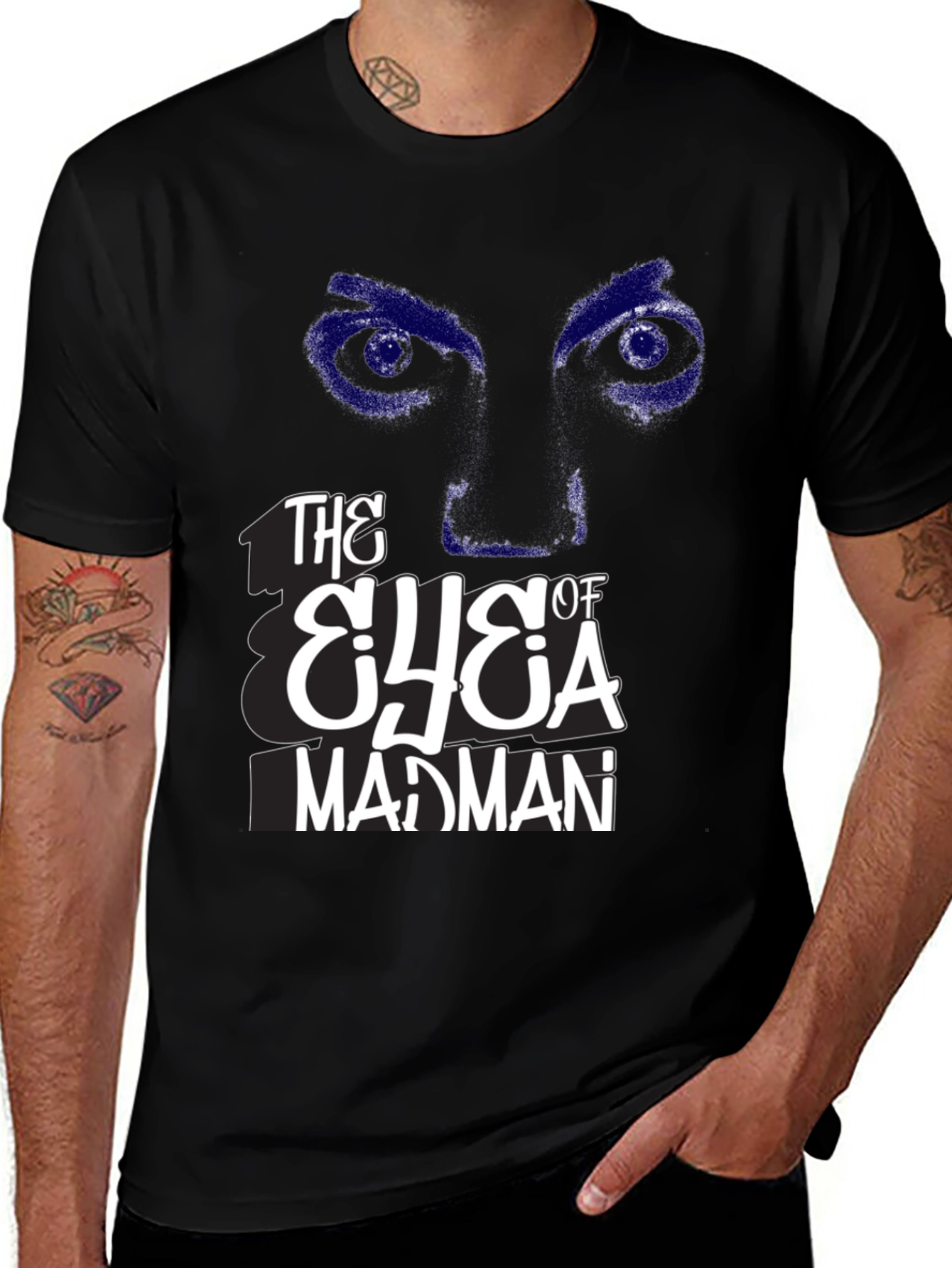 The Eyes of Cyca Madman Black T-Shirt
