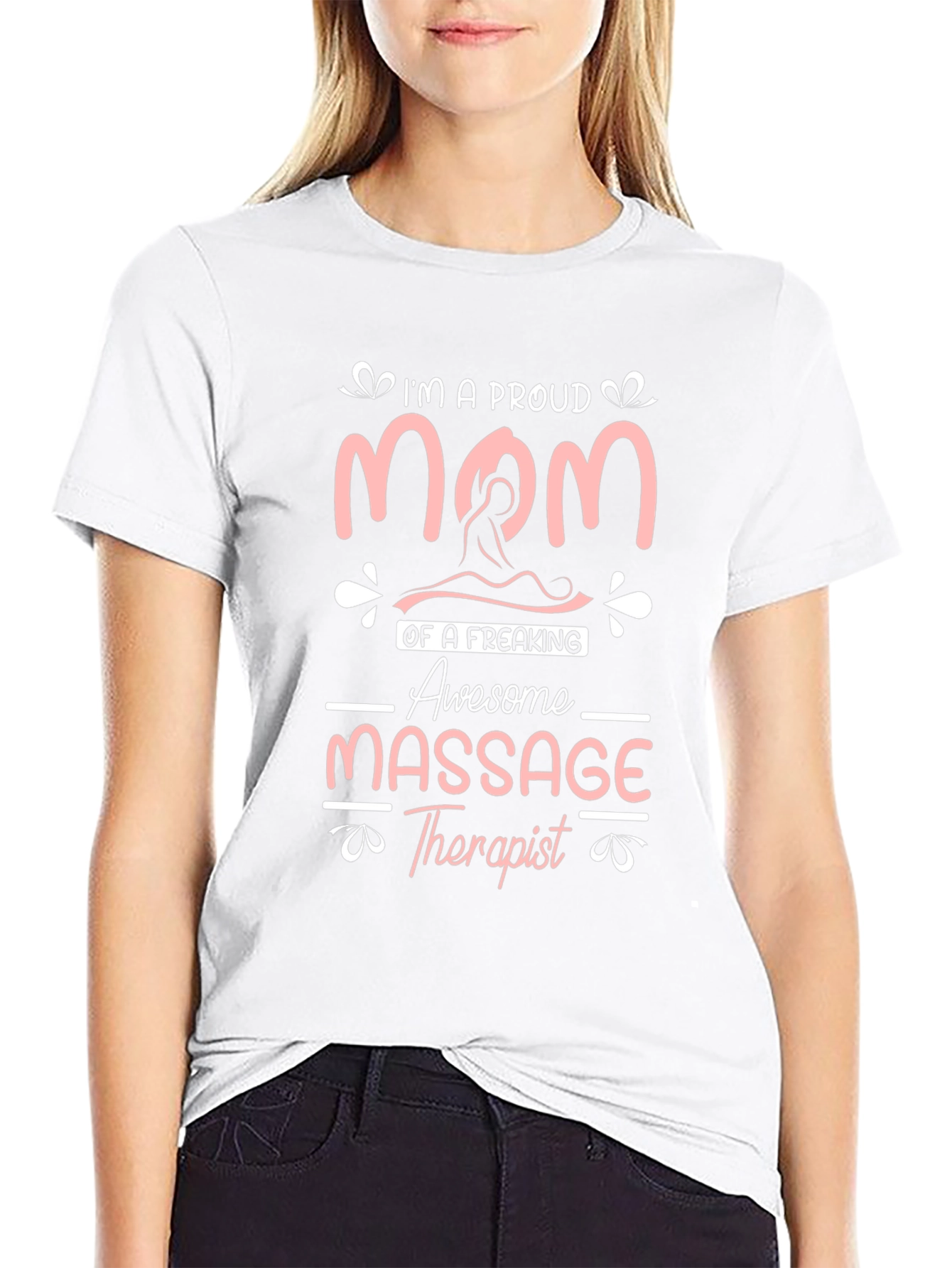Proud Mom of Awesome Massage Therapist T-Shirt