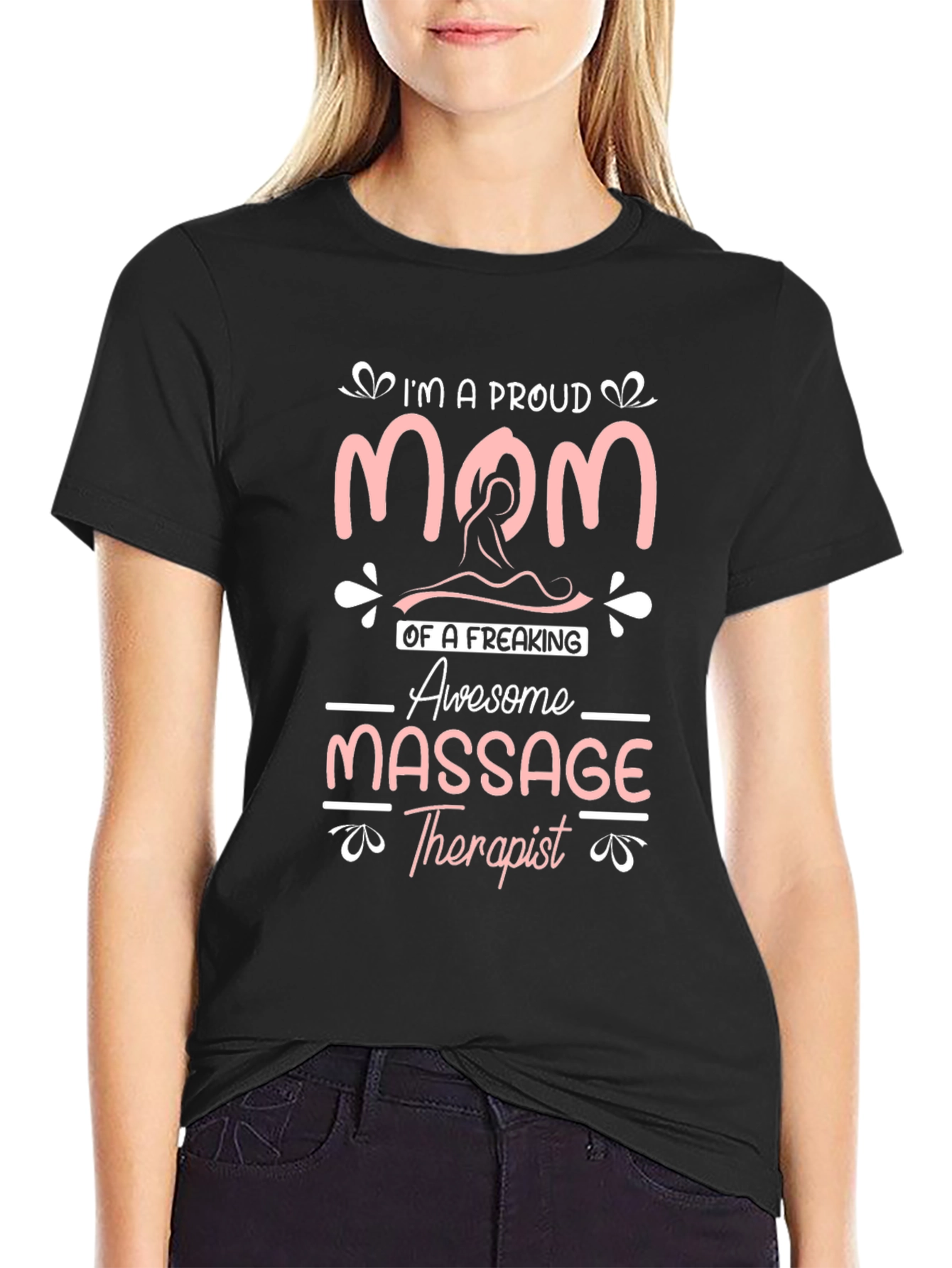Proud Mom of Awesome Massage Therapist T-Shirt