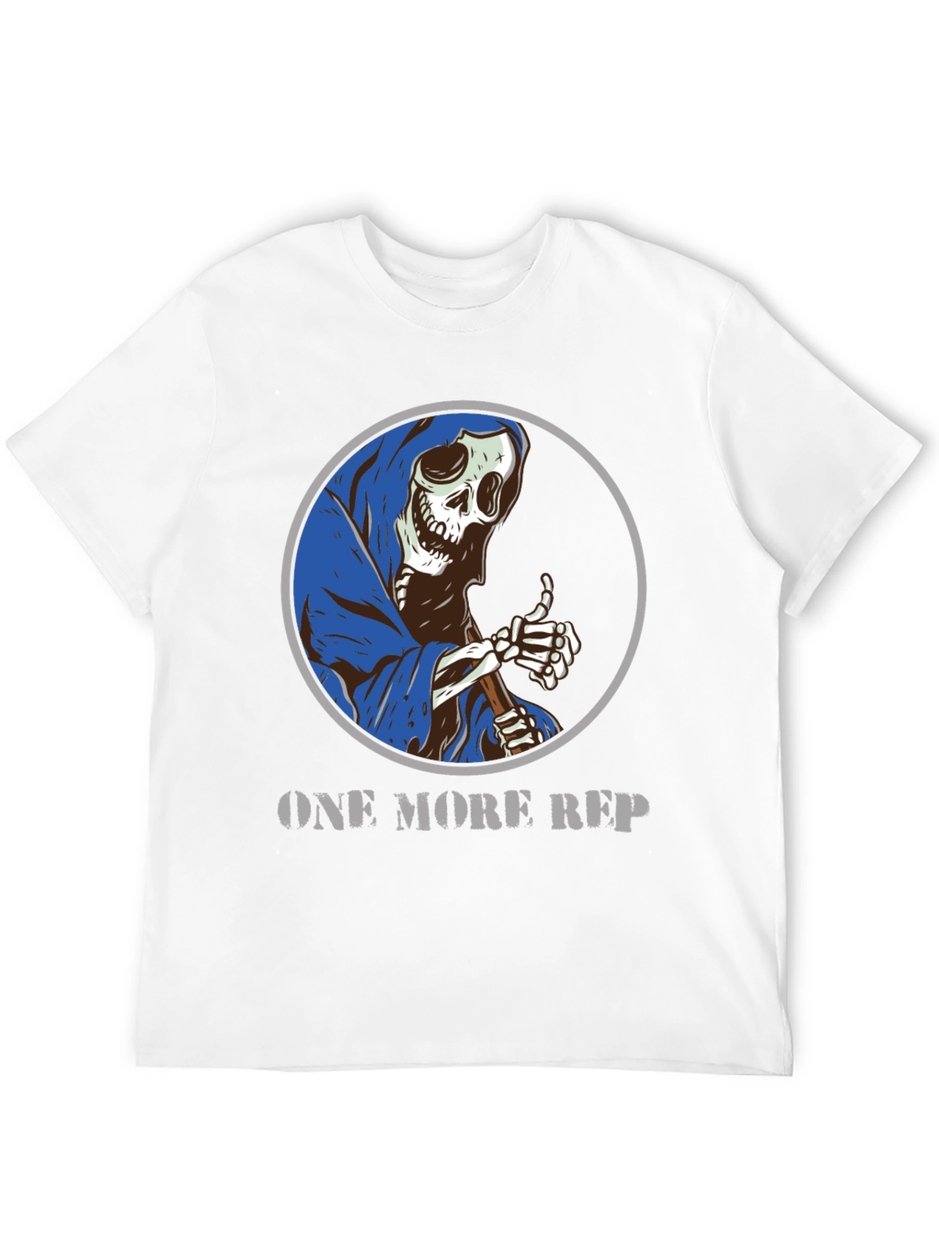 One More Rep Grim Reaper Graphic T-Shirt