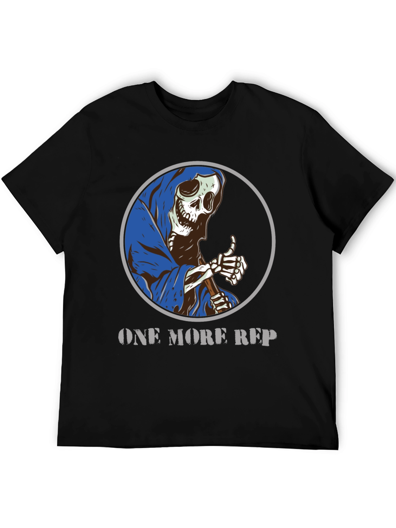 One More Rep Grim Reaper Graphic T-Shirt