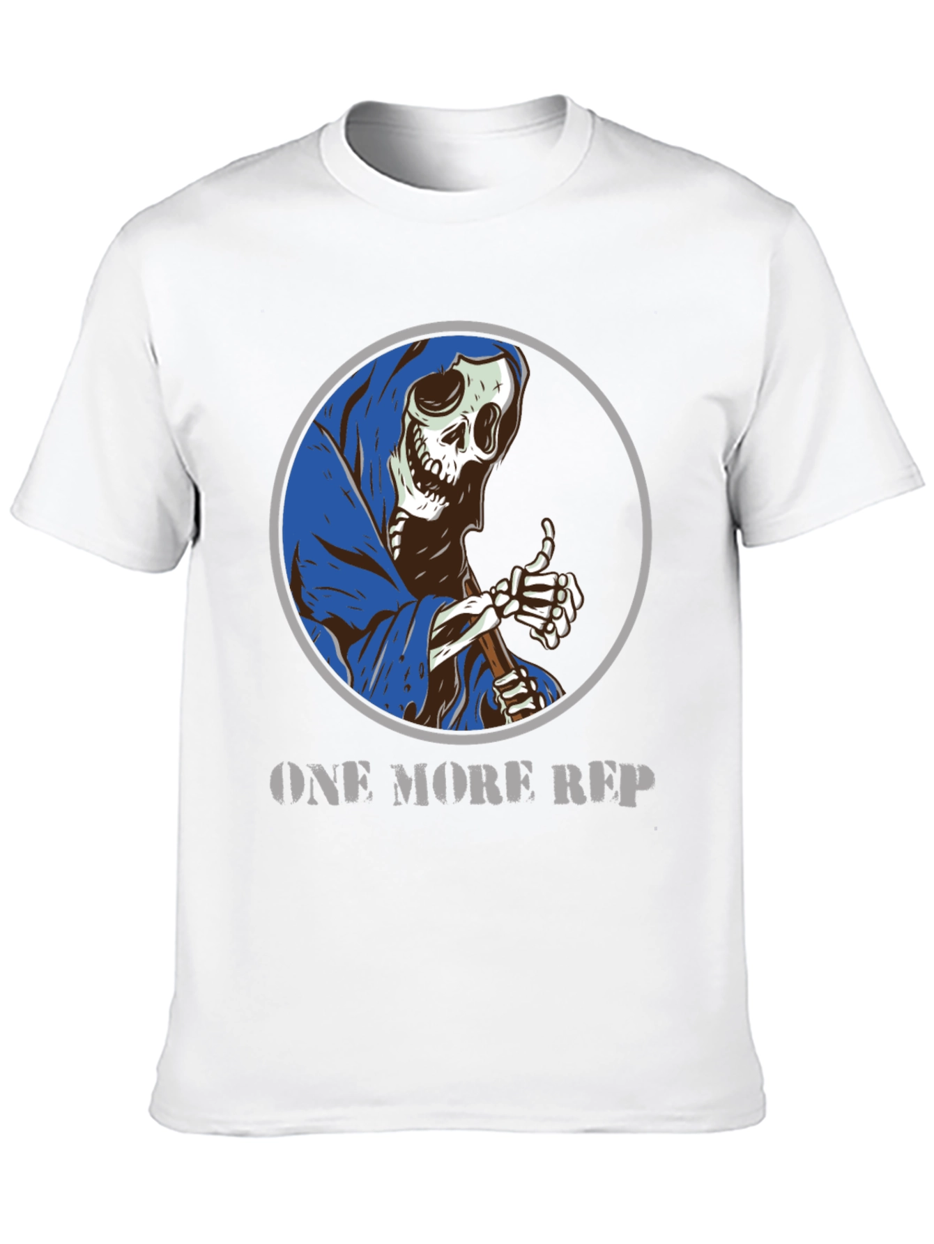 One More Rep Grim Reaper Graphic T-Shirt
