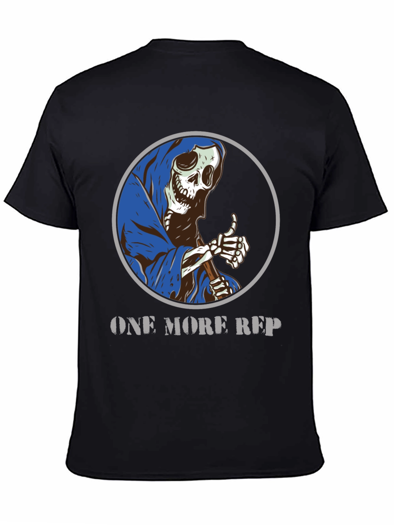 One More Rep Grim Reaper Graphic T-Shirt