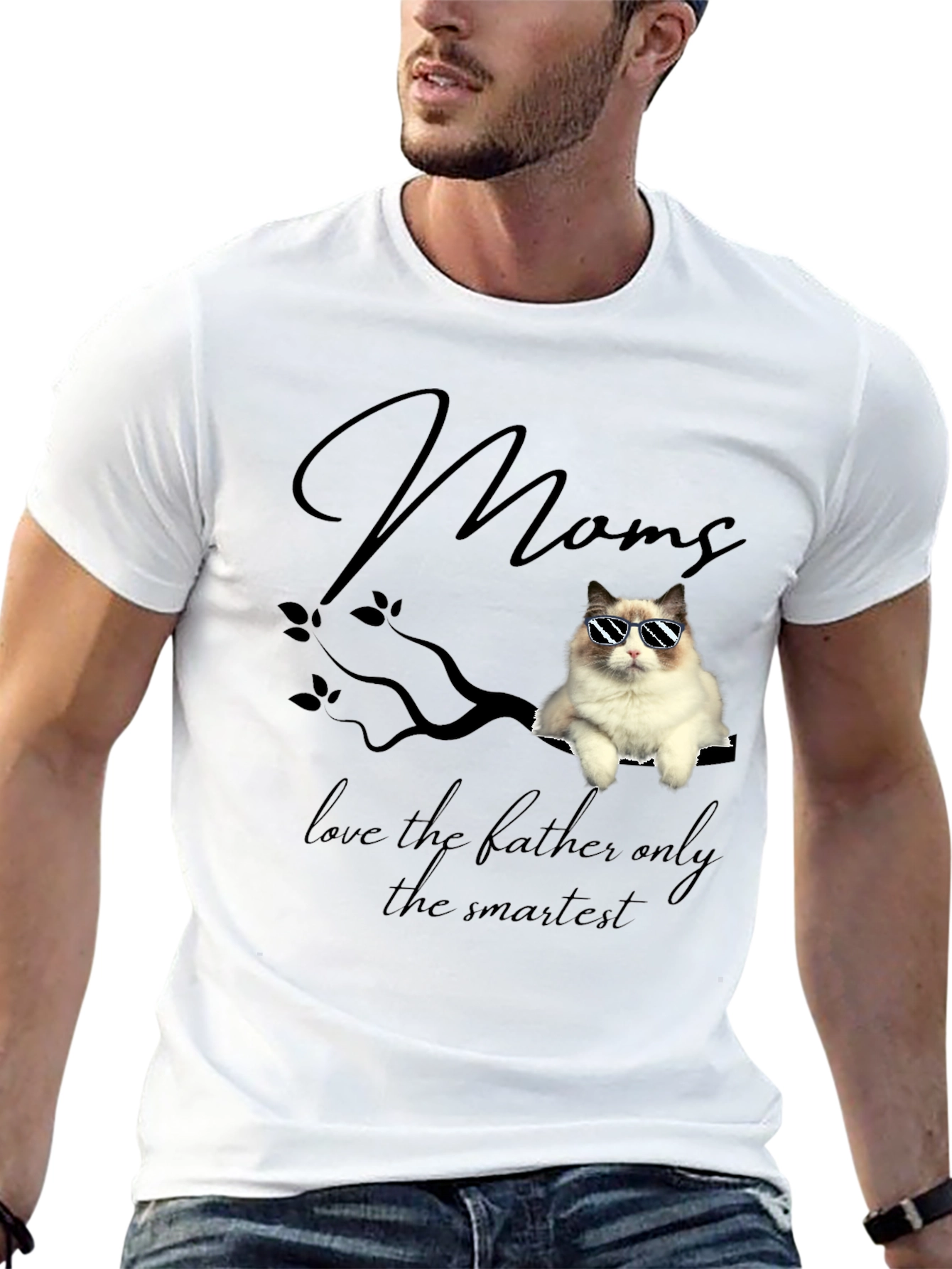 Cool Cat Mom T-Shirt - Smartest Ragdoll Graphic Tee