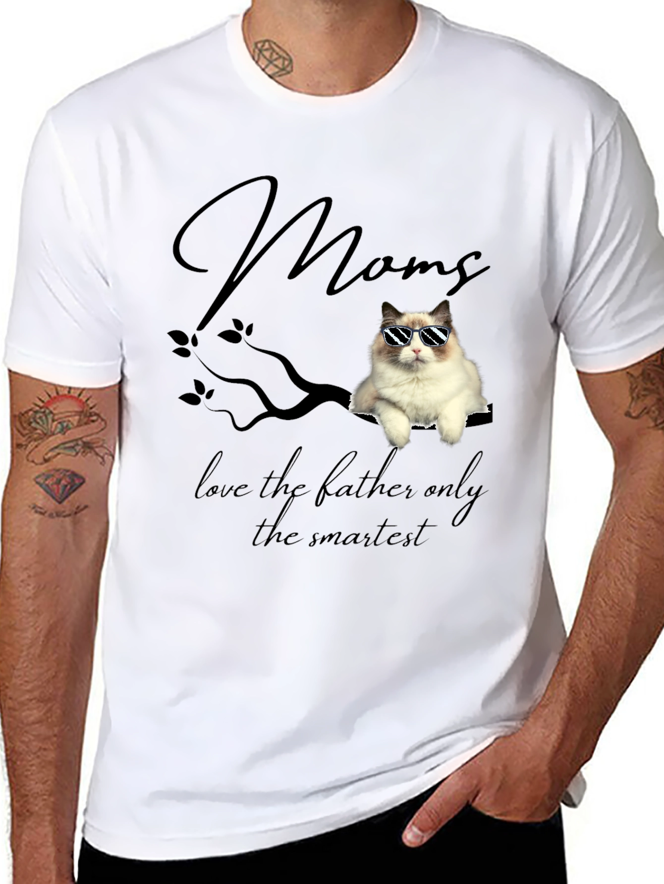 Cool Cat Mom T-Shirt - Smartest Ragdoll Graphic Tee