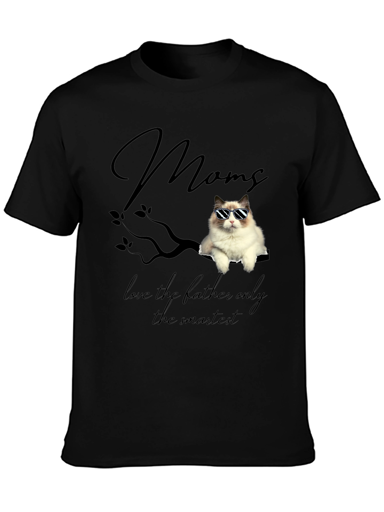 Cool Cat Mom T-Shirt - Smartest Ragdoll Graphic Tee