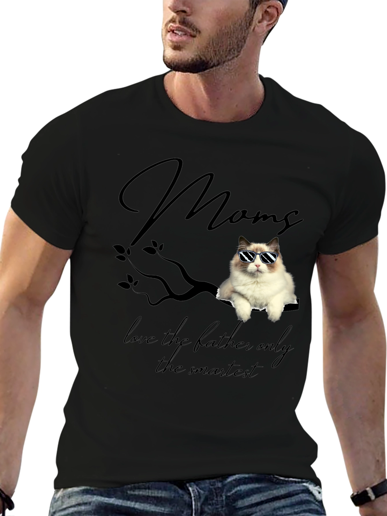 Cool Cat Mom T-Shirt - Smartest Ragdoll Graphic Tee