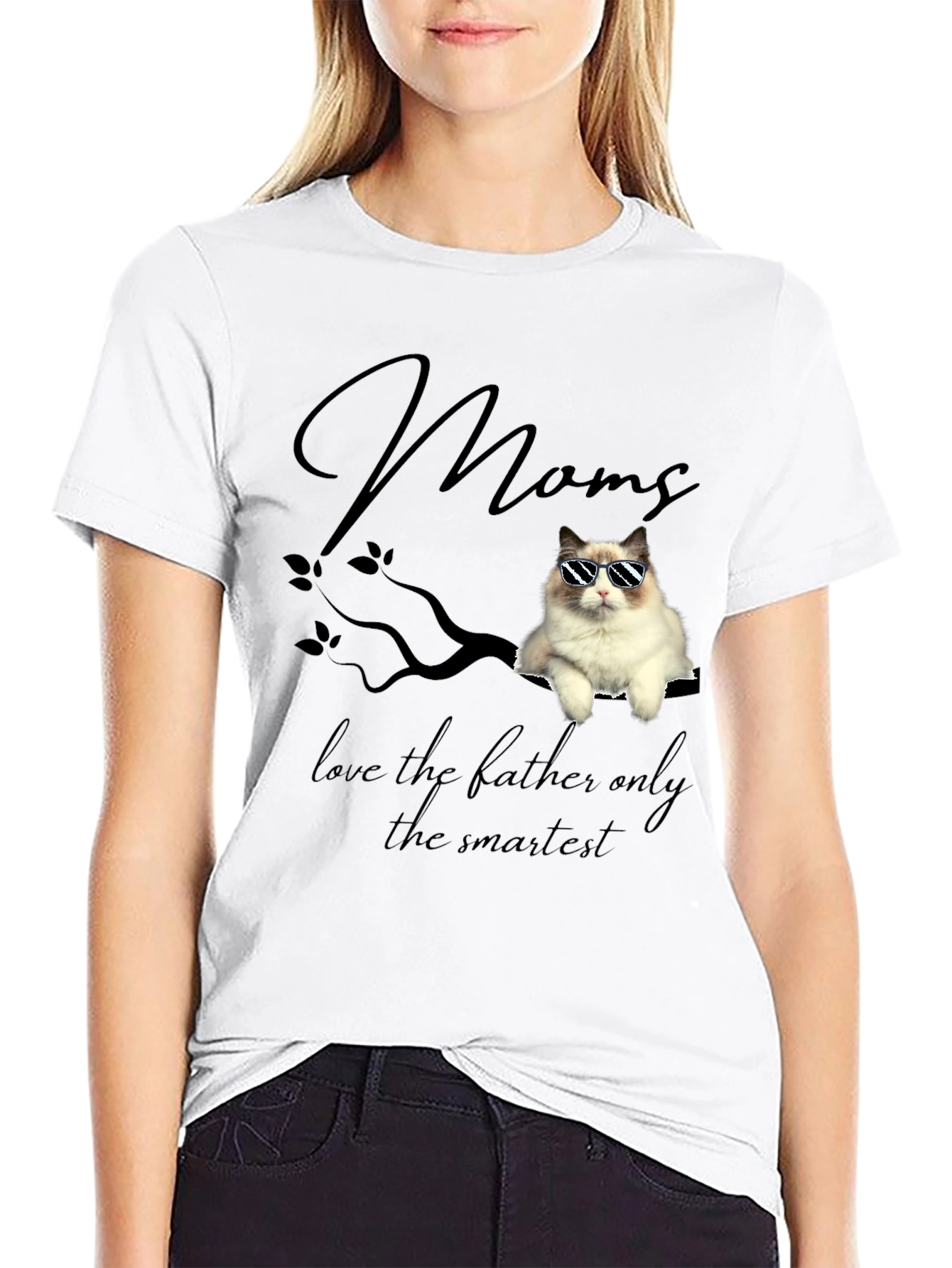 Cool Cat Mom T-Shirt - Smartest Ragdoll Graphic Tee