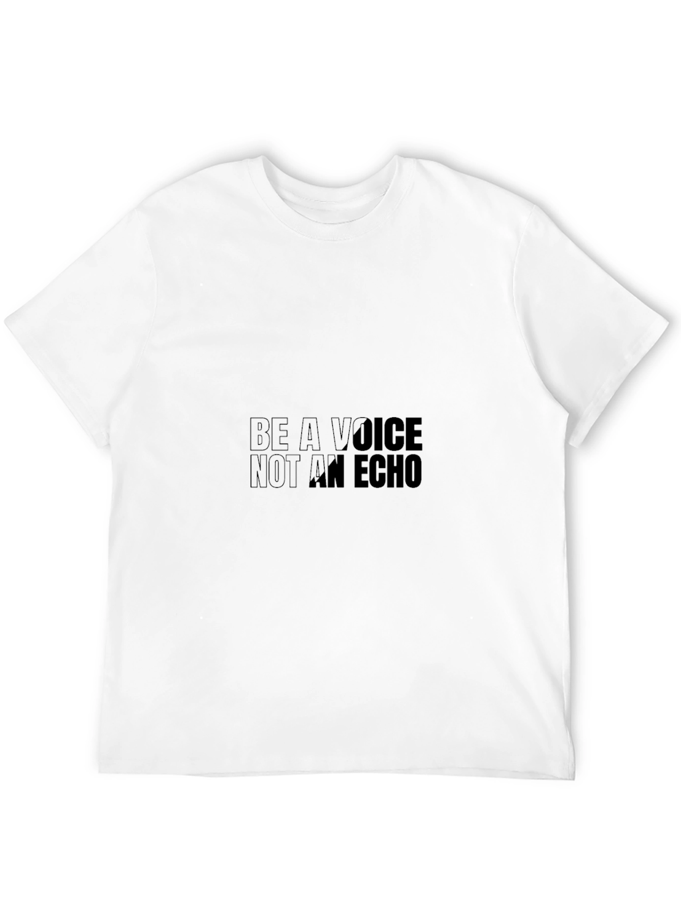 Be A Voice Graphic T-Shirt - Motivational Design