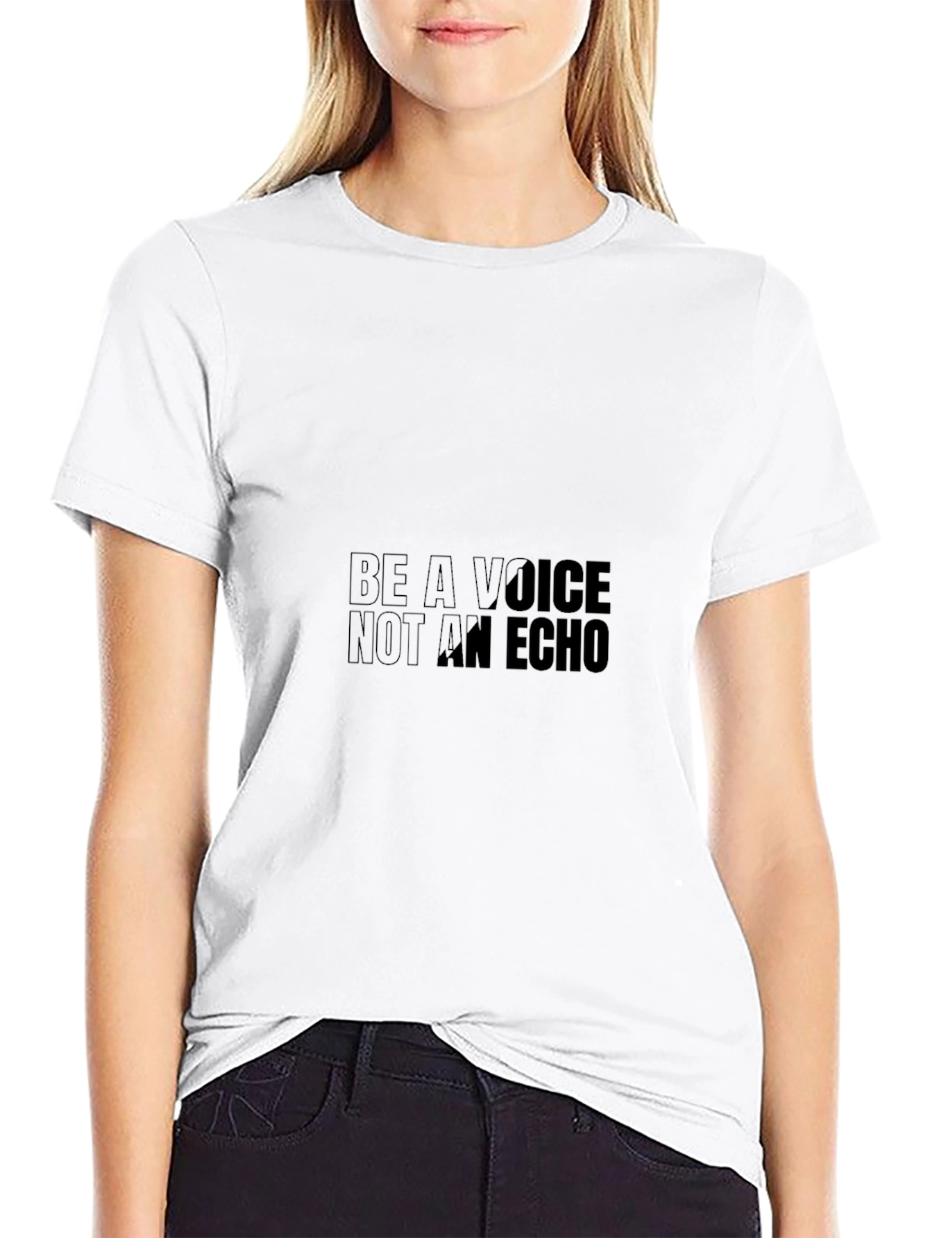 Be A Voice Graphic T-Shirt - Motivational Design