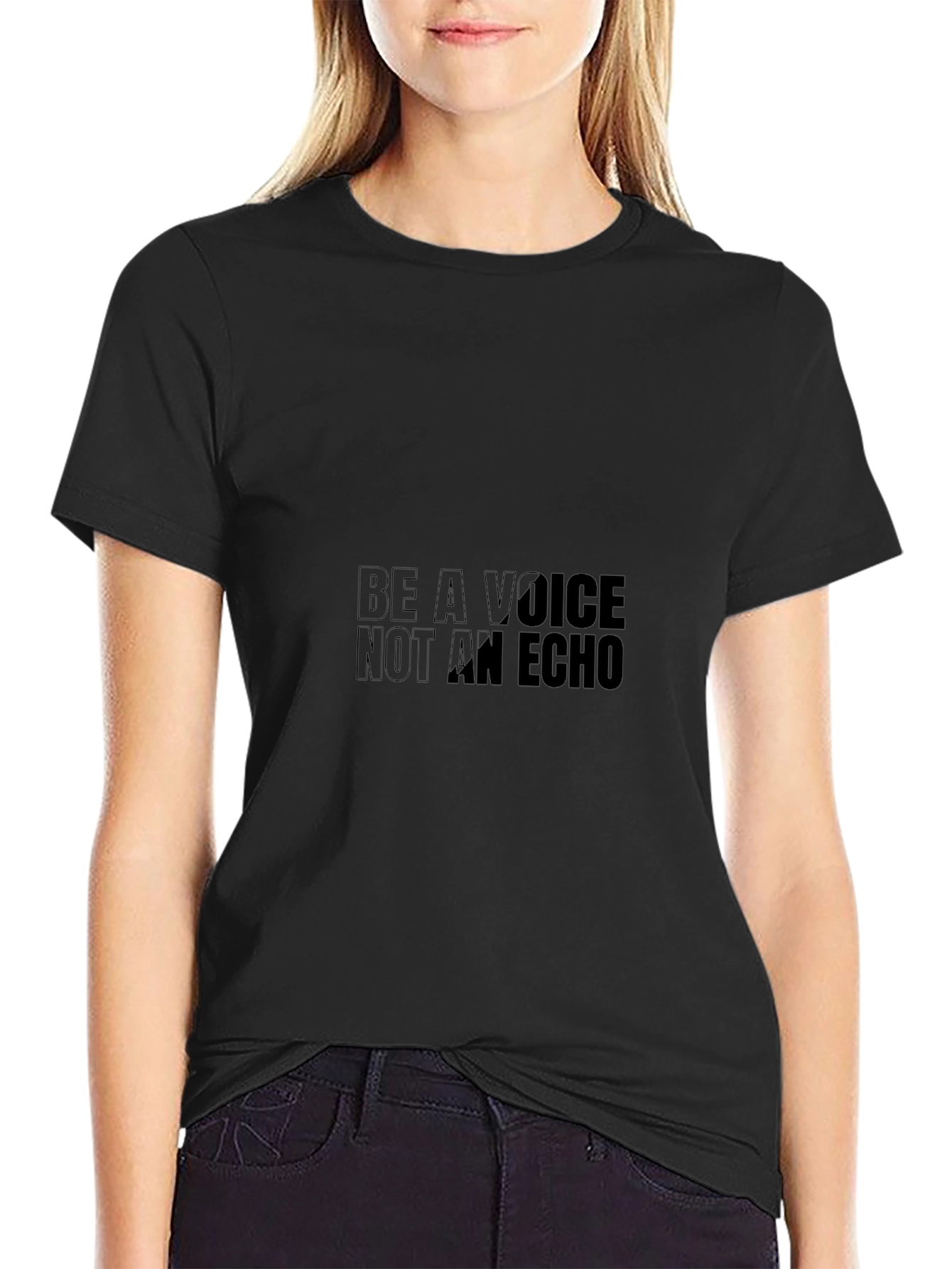 Be A Voice Graphic T-Shirt - Motivational Design