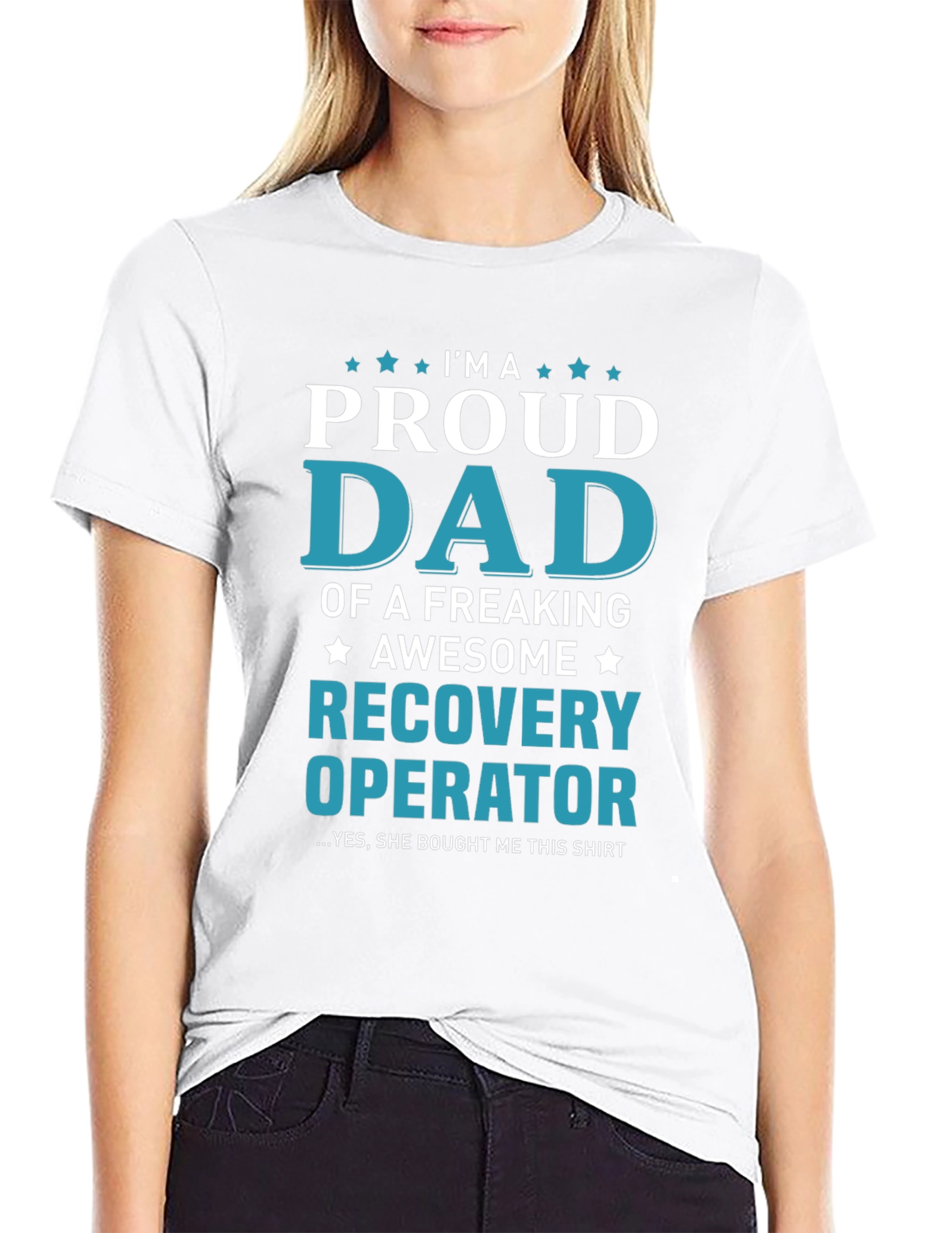 Proud Dad Recovery Operator Graphic T-Shirt