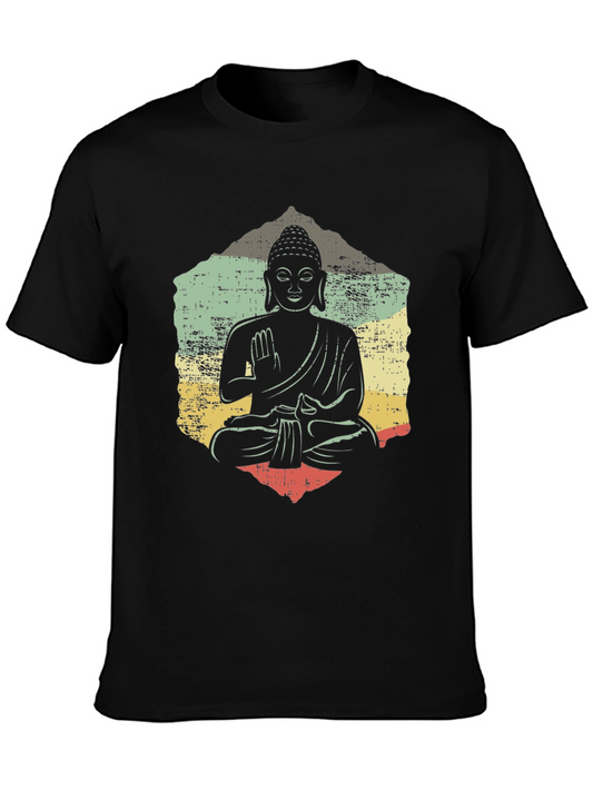 Vintage Buddha Graphic Tee - Relaxed Fit