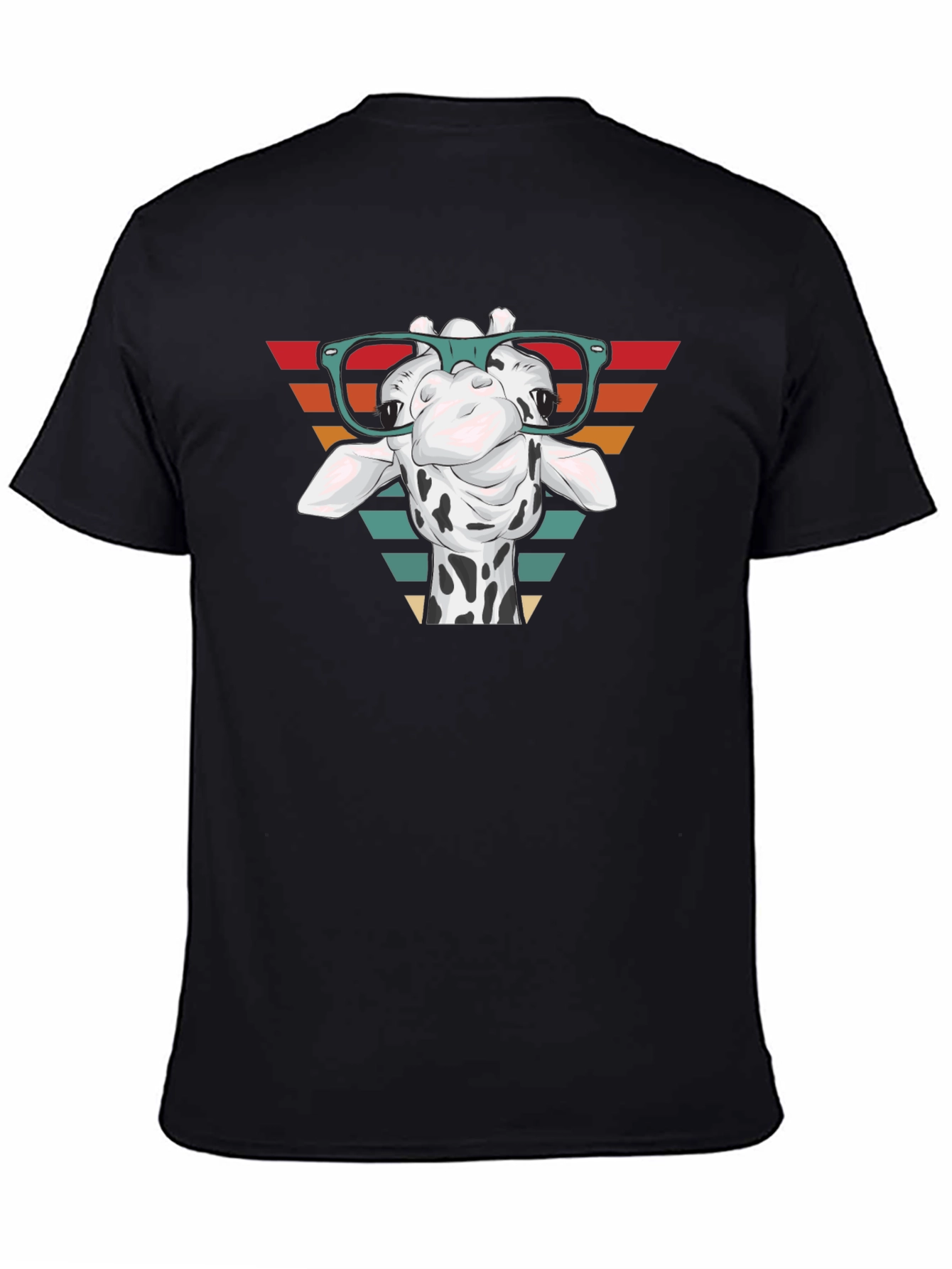 Giraffe Glasses Graphic Tee - Stylish Comfort