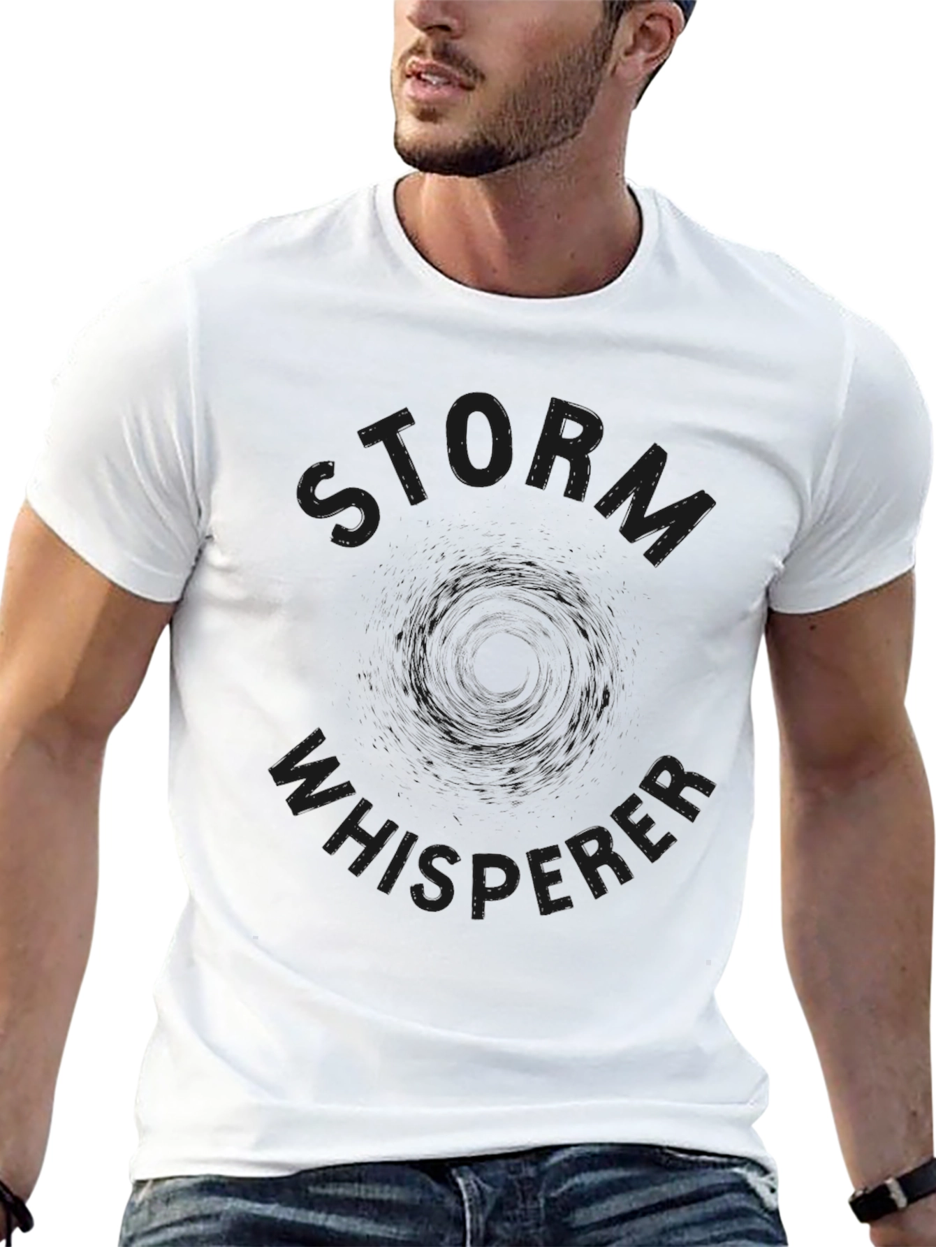 Storm Whisperer Black Graphic Tee