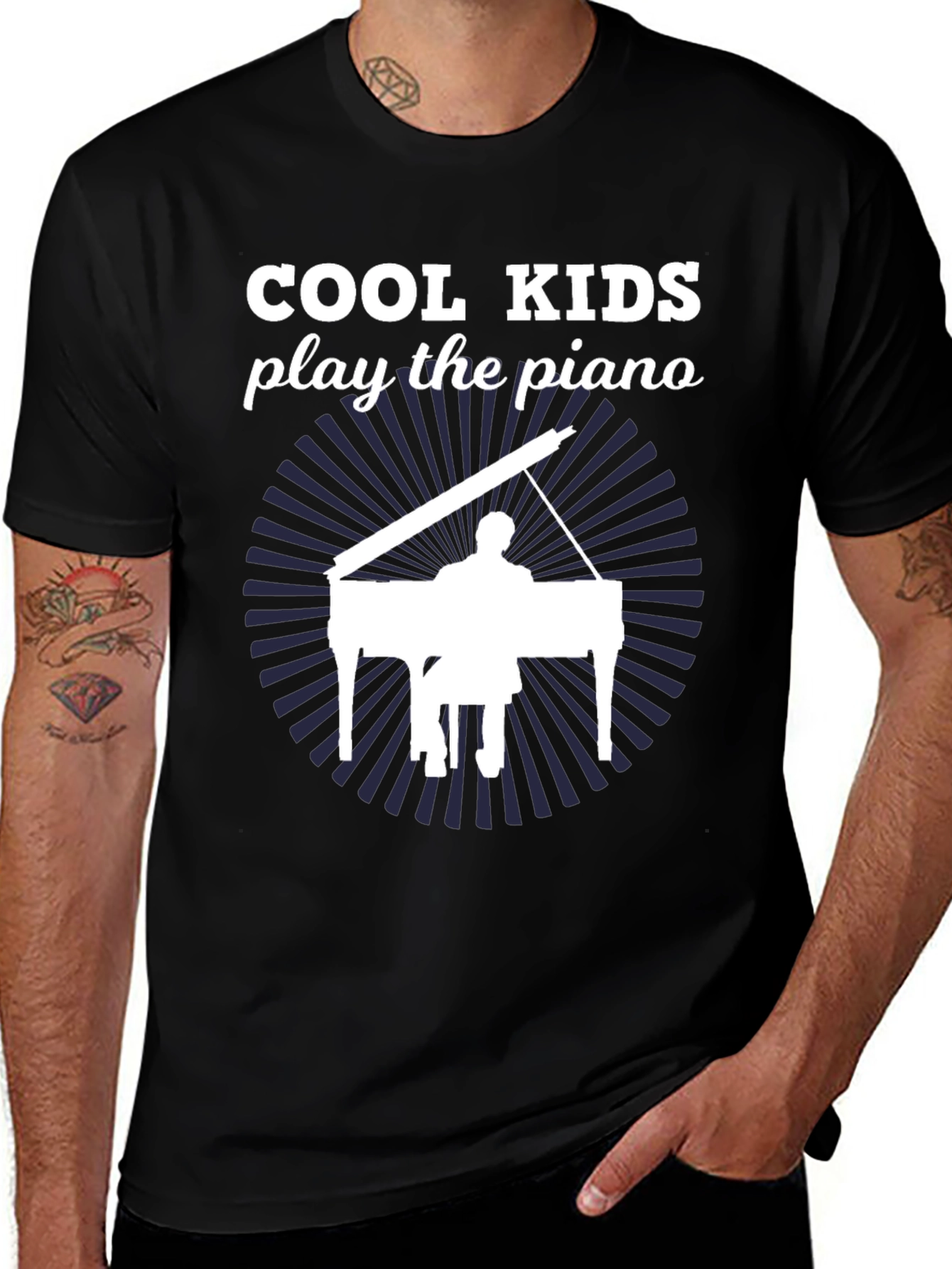Cool Kids Piano T-Shirt - Music Lover Tee