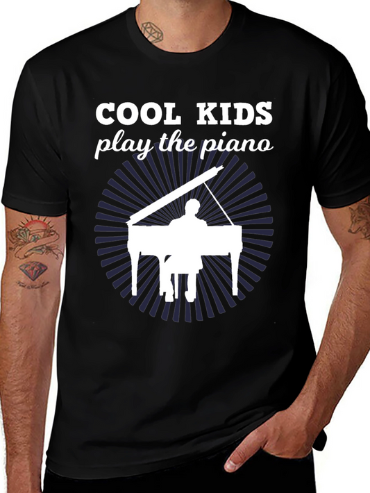 Cool Kids Piano T-Shirt - Music Lover Tee