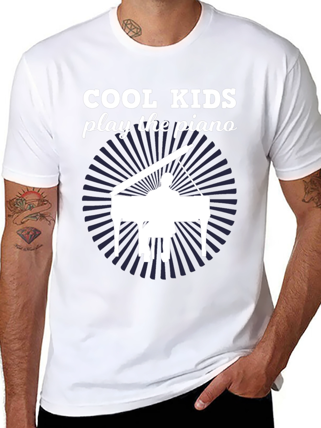Cool Kids Piano T-Shirt - Music Lover Tee