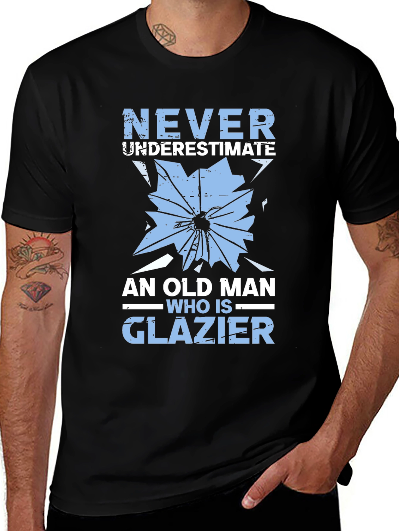 Never Underestimate a Glazier T-Shirt