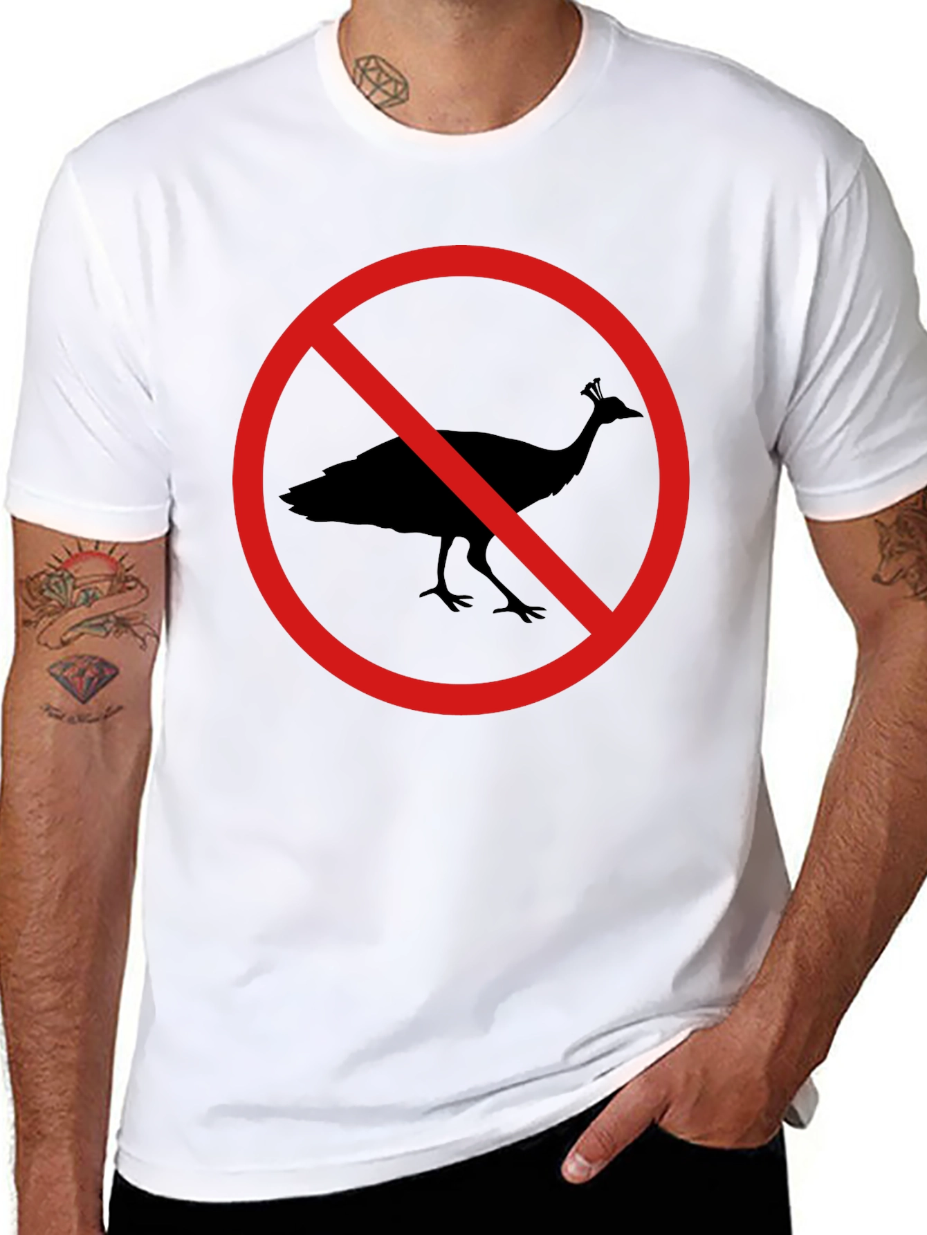 No Peacocks Allowed T-Shirt