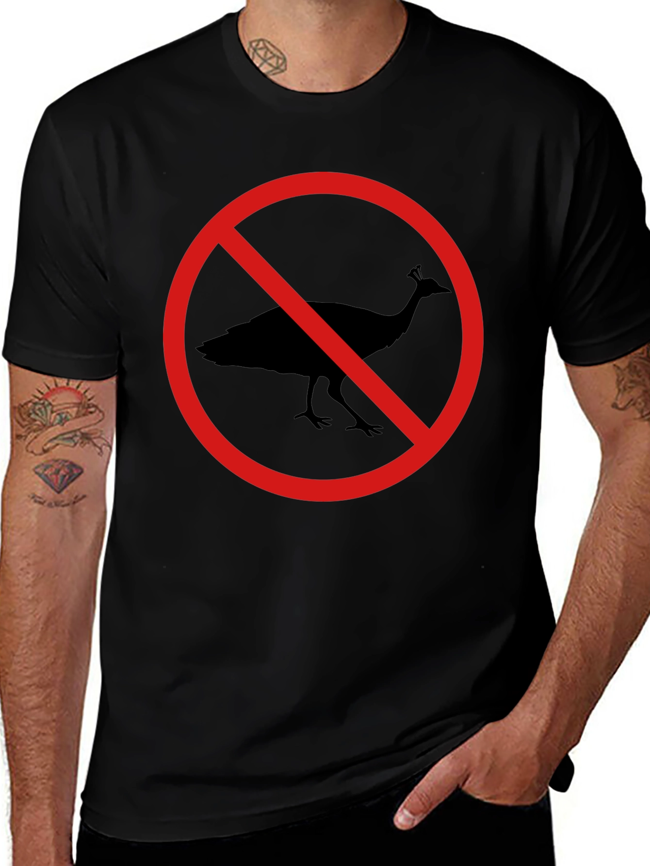 No Peacocks Allowed T-Shirt