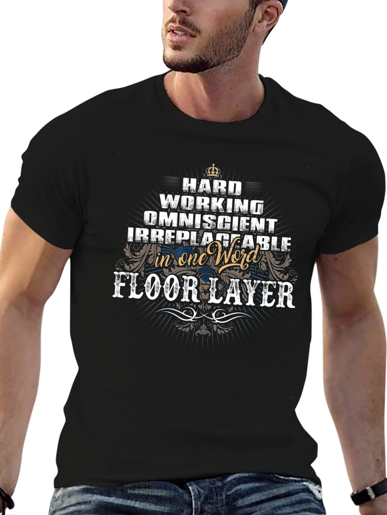 Hard Working Floor Layer Graphic Tee