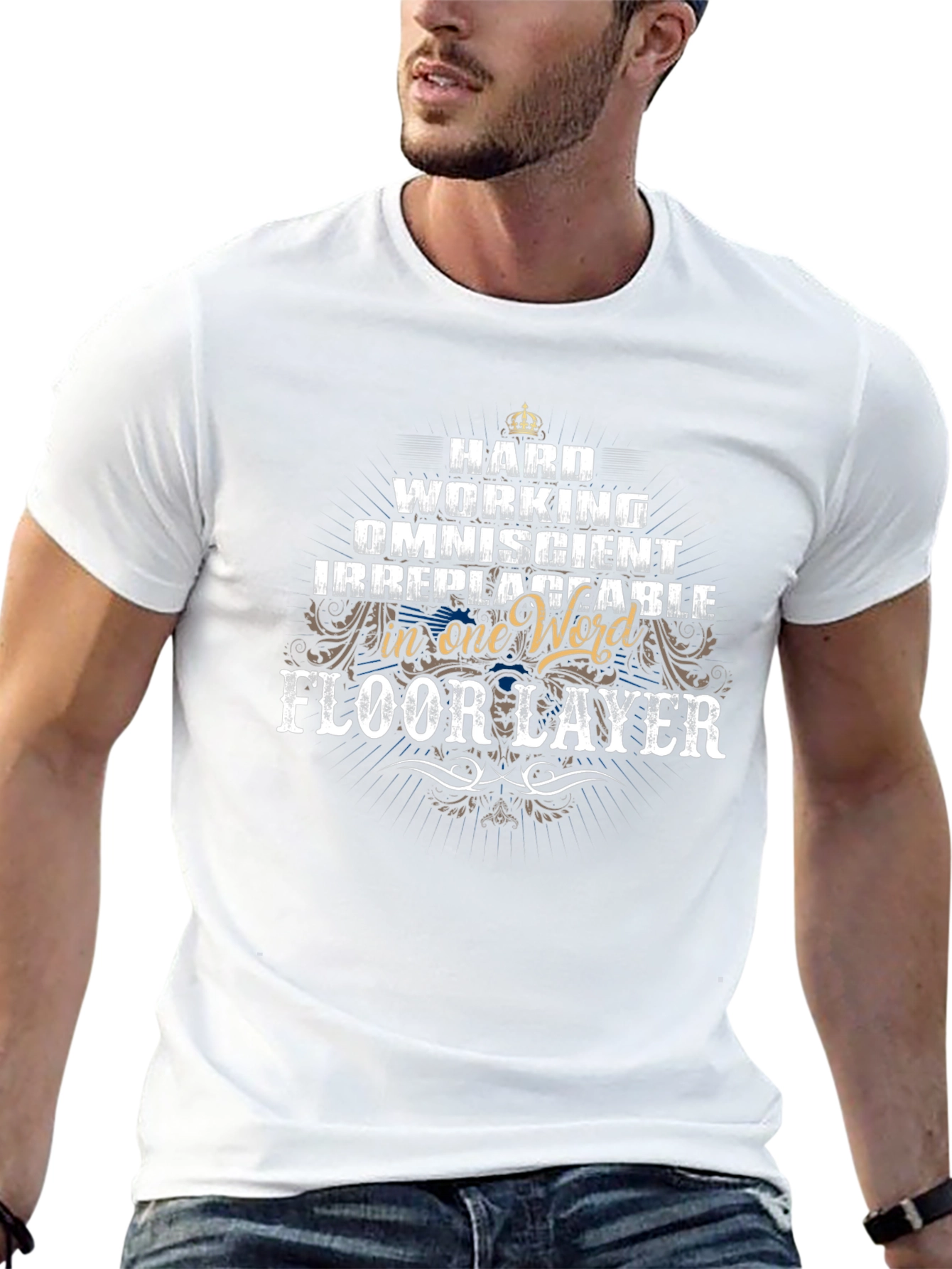 Hard Working Floor Layer Graphic Tee
