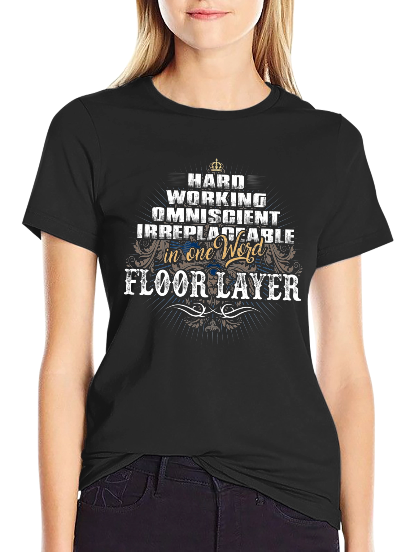 Hard Working Floor Layer Graphic Tee