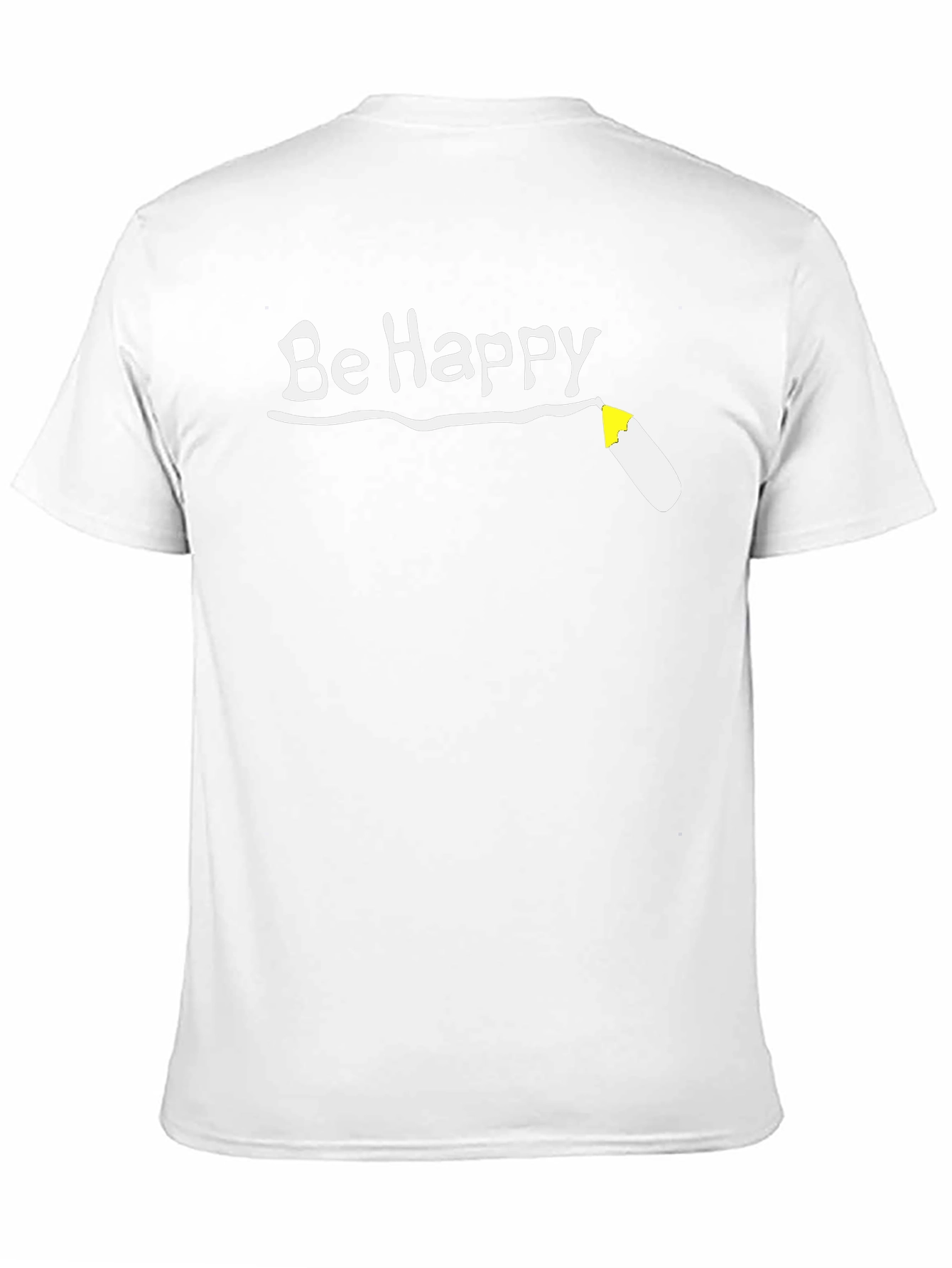 Be Happy T-Shirt - Black Graphic Tee