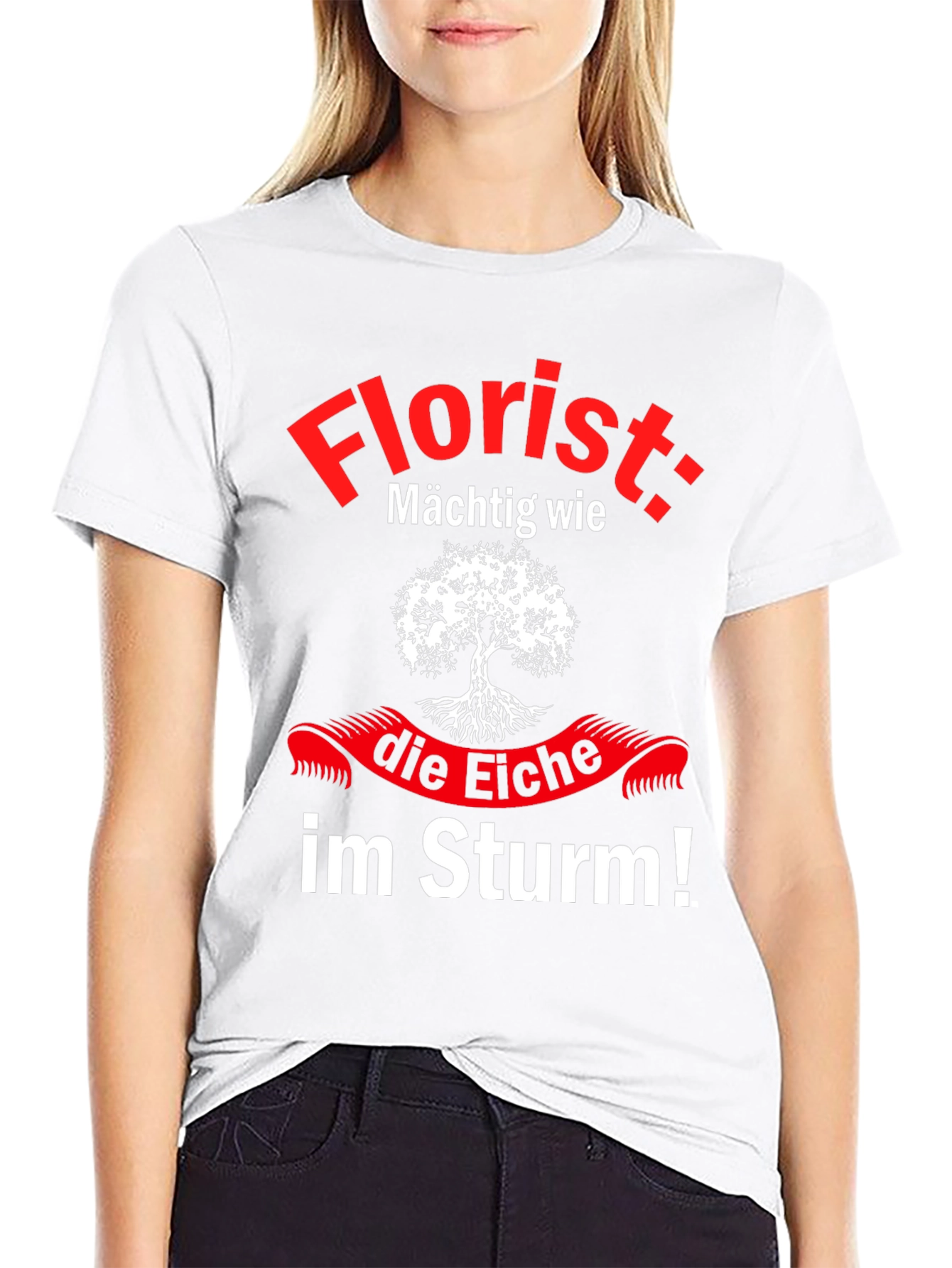 Florist Powerful Like an Oak Tree T-Shirt