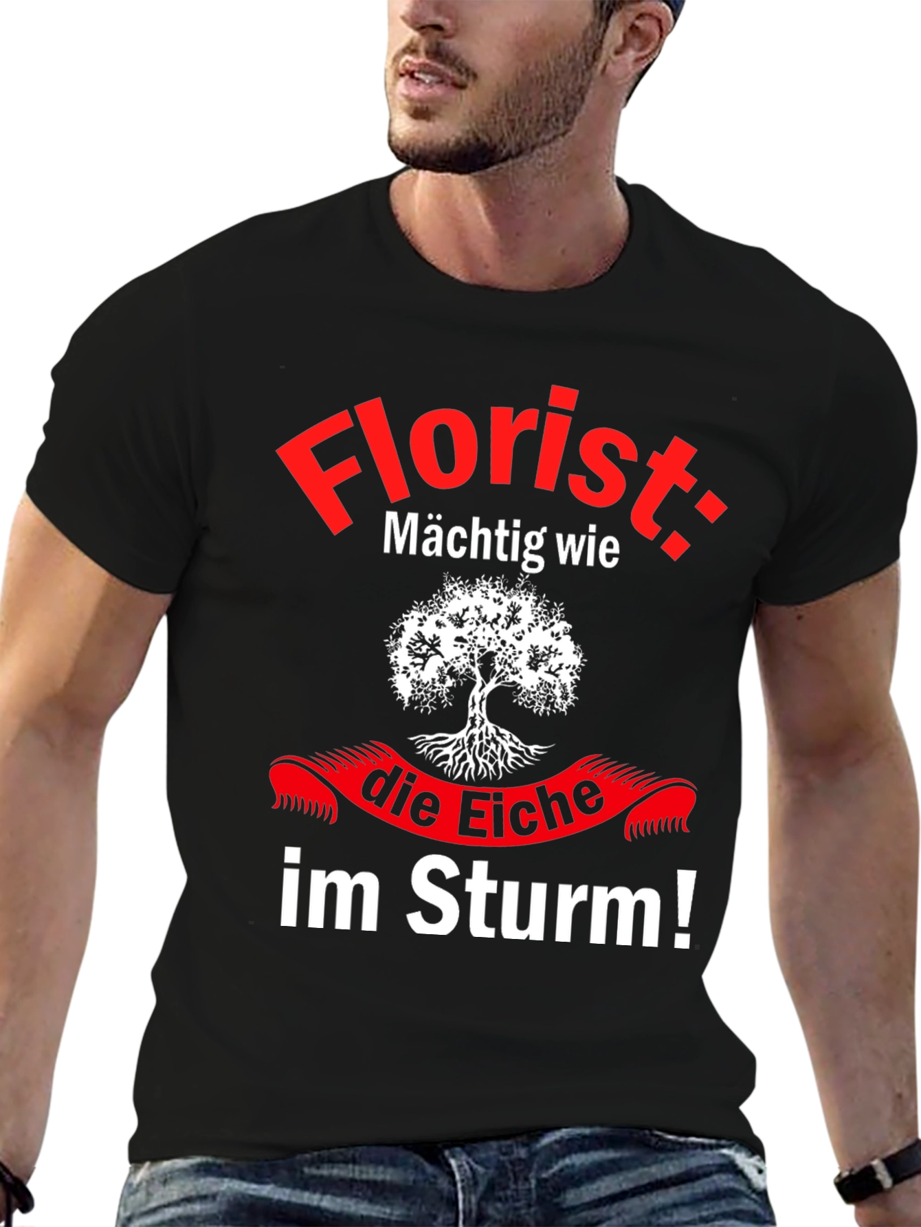 Florist Powerful Like an Oak Tree T-Shirt