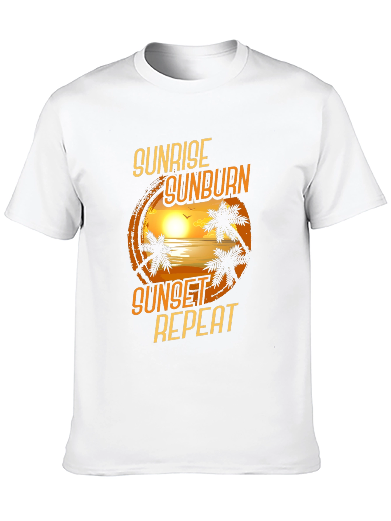 Sunrise Sunburn Sunset Repeat T-Shirt
