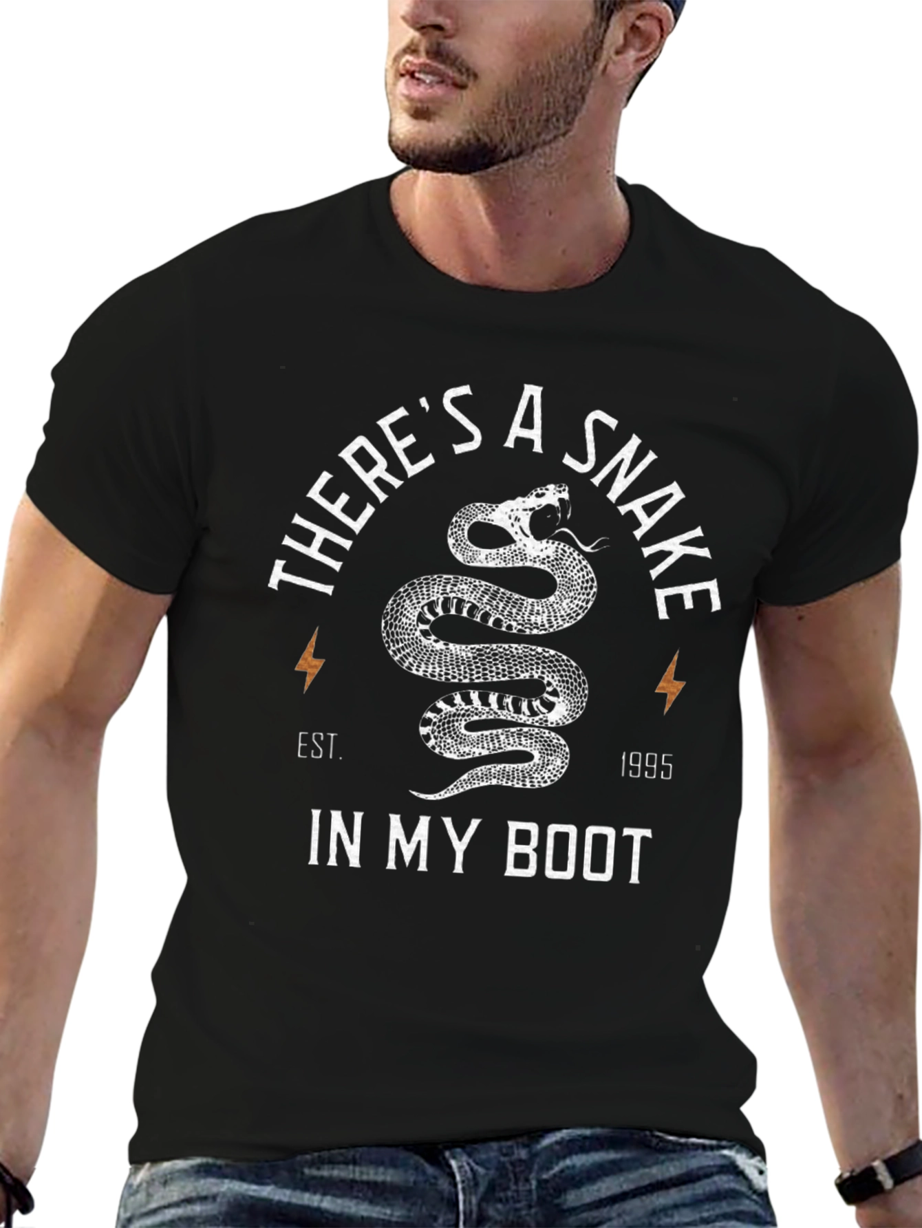 Theres A Snake In My Boot Graphic Tee