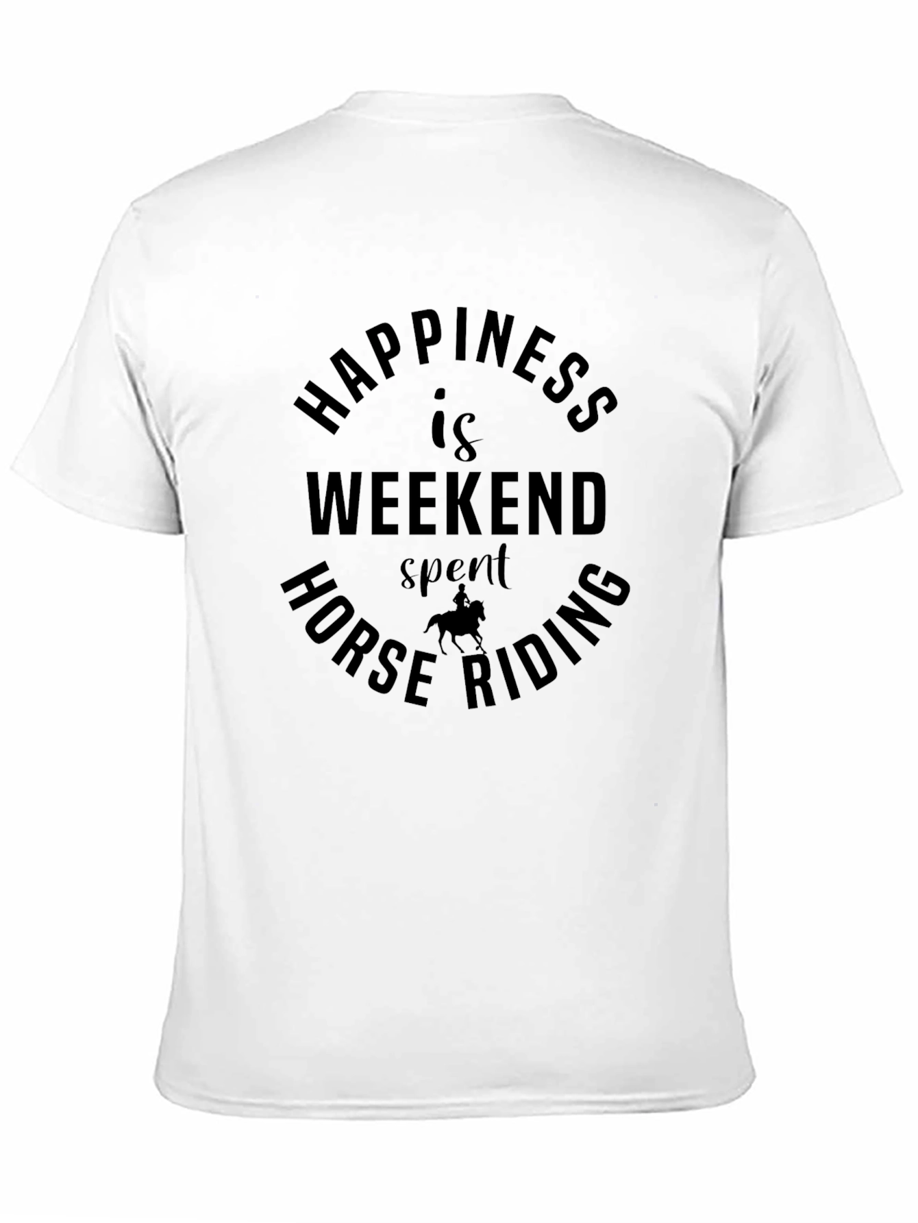 Horse Riding Weekend Happiness Graphic Tee