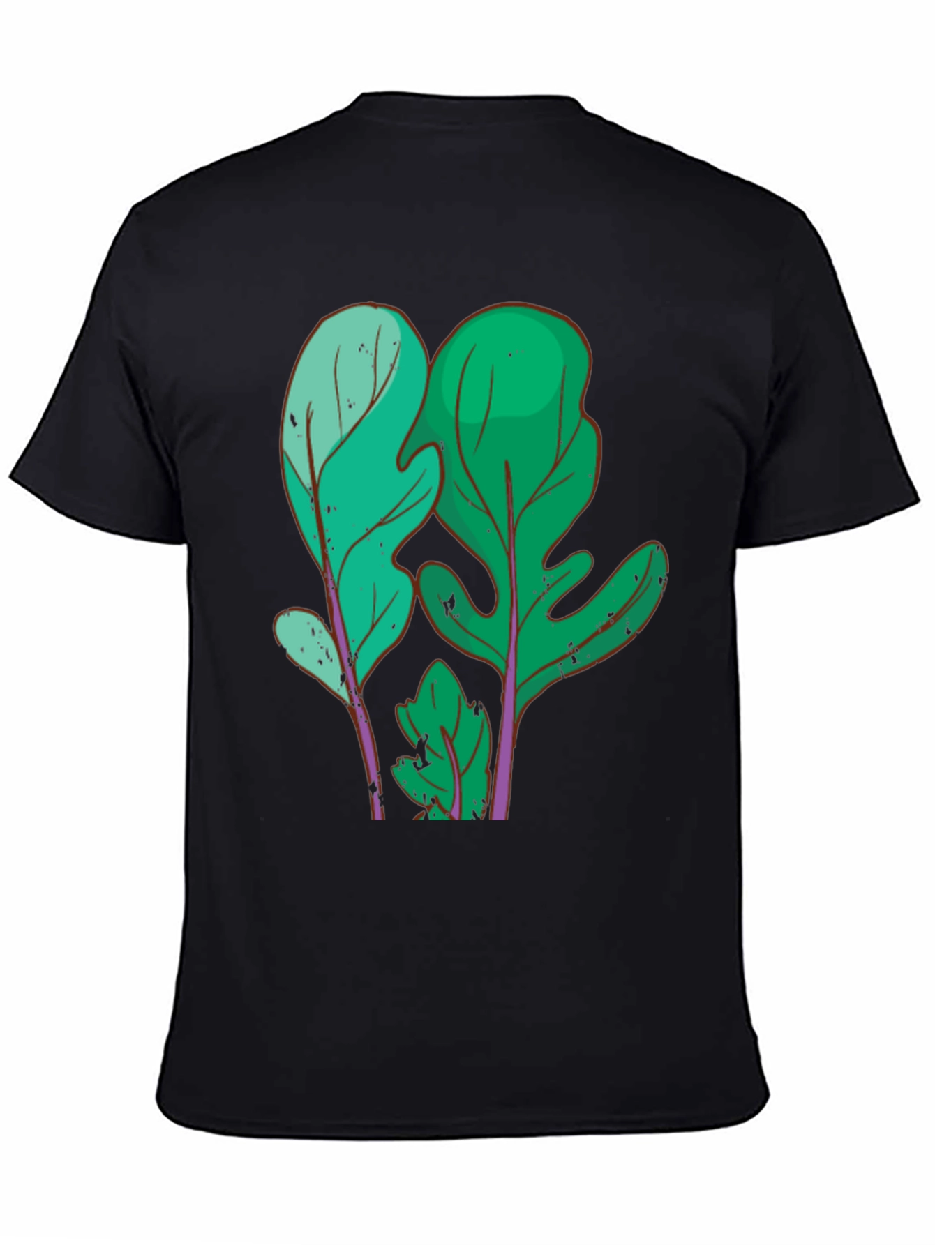 Leaf Graphic Tee - Unique Plant Design