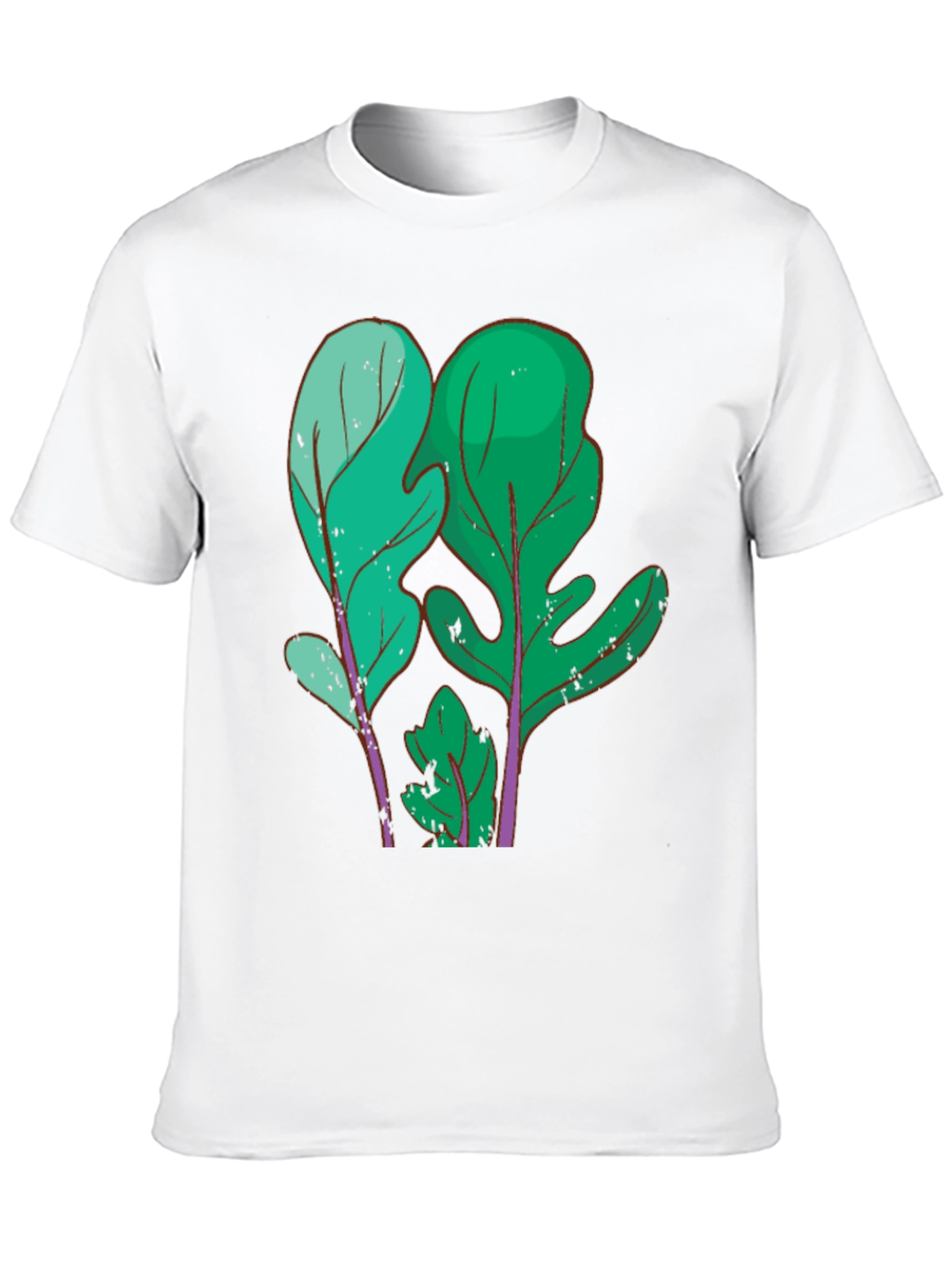 Leaf Graphic Tee - Unique Plant Design