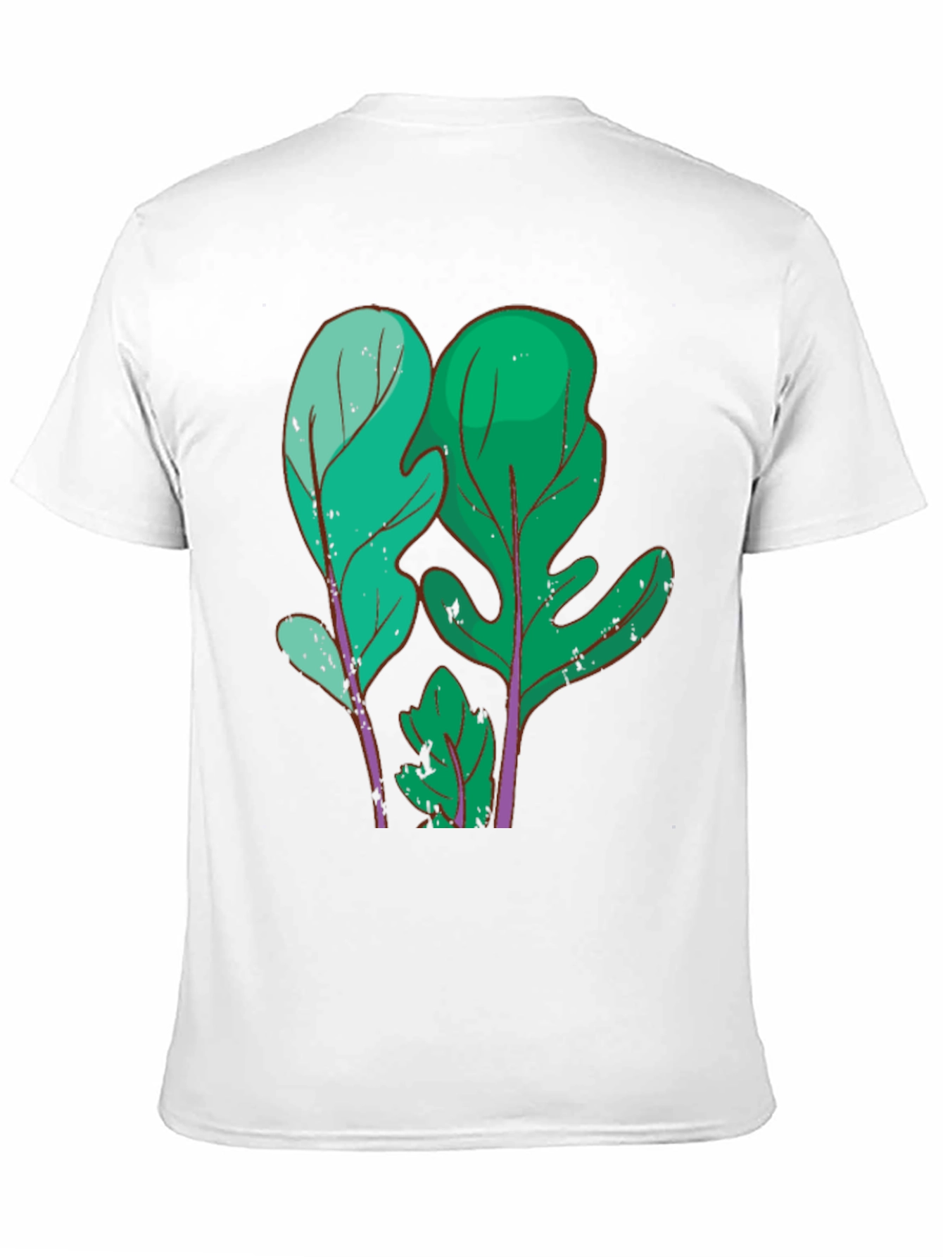 Leaf Graphic Tee - Unique Plant Design