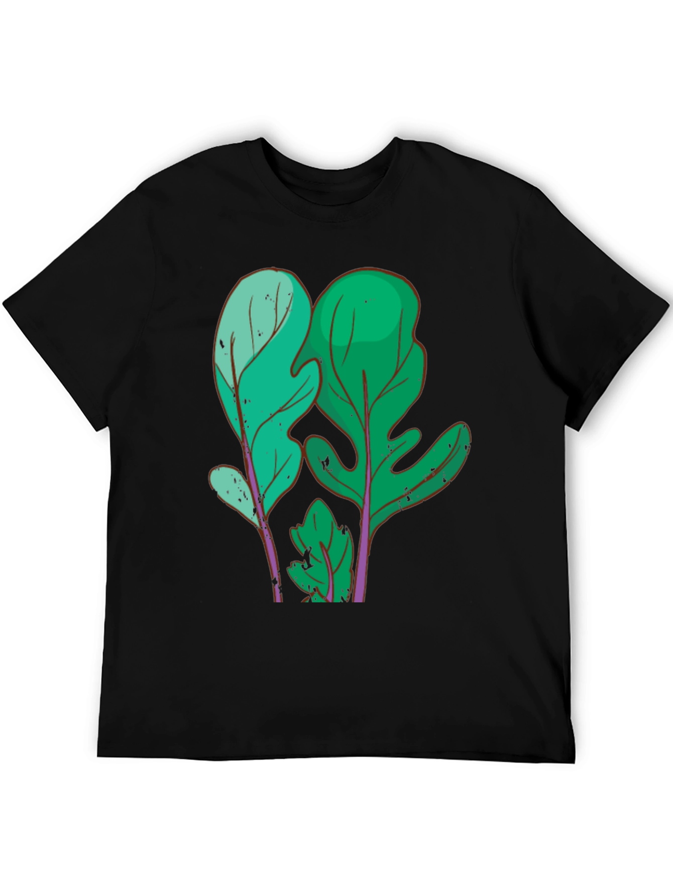 Leaf Graphic Tee - Unique Plant Design